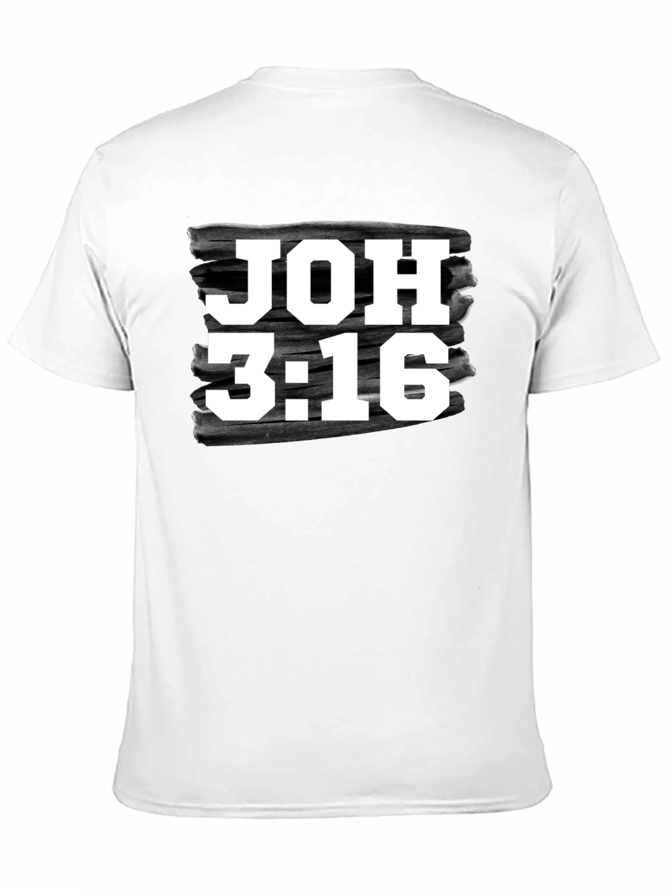 JOH 3:16 Graphic Black T-Shirt