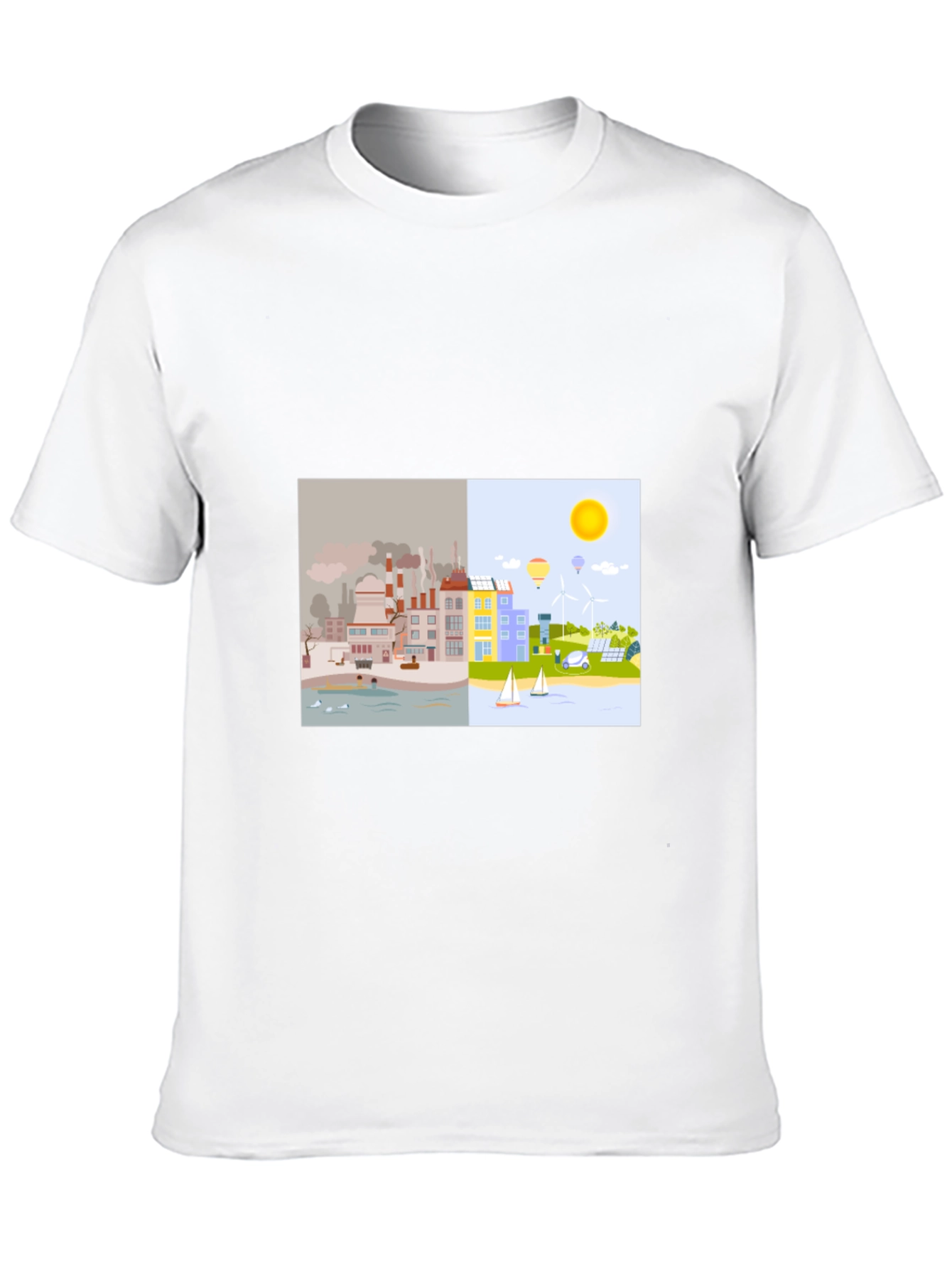 Eco-Friendly T-Shirt: Clean Energy Design