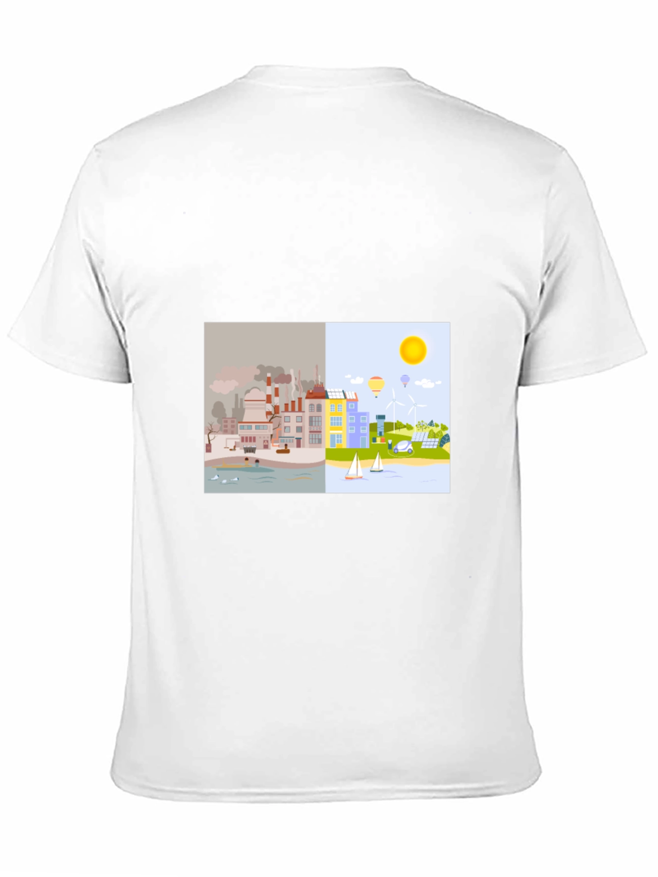 Eco-Friendly T-Shirt: Clean Energy Design