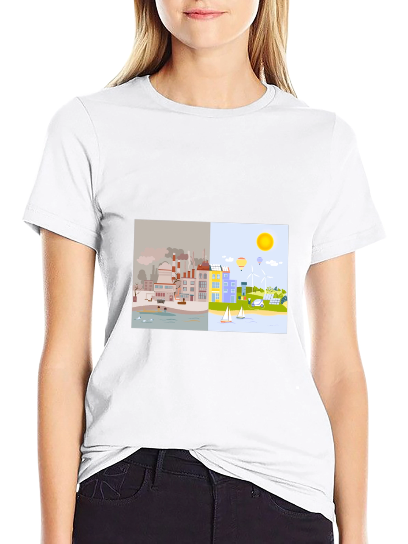 Eco-Friendly T-Shirt: Clean Energy Design