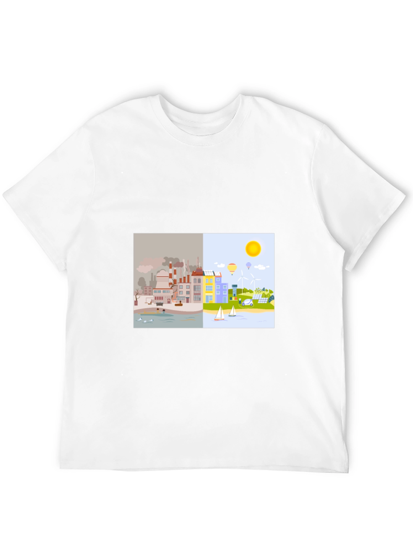 Eco-Friendly T-Shirt: Clean Energy Design