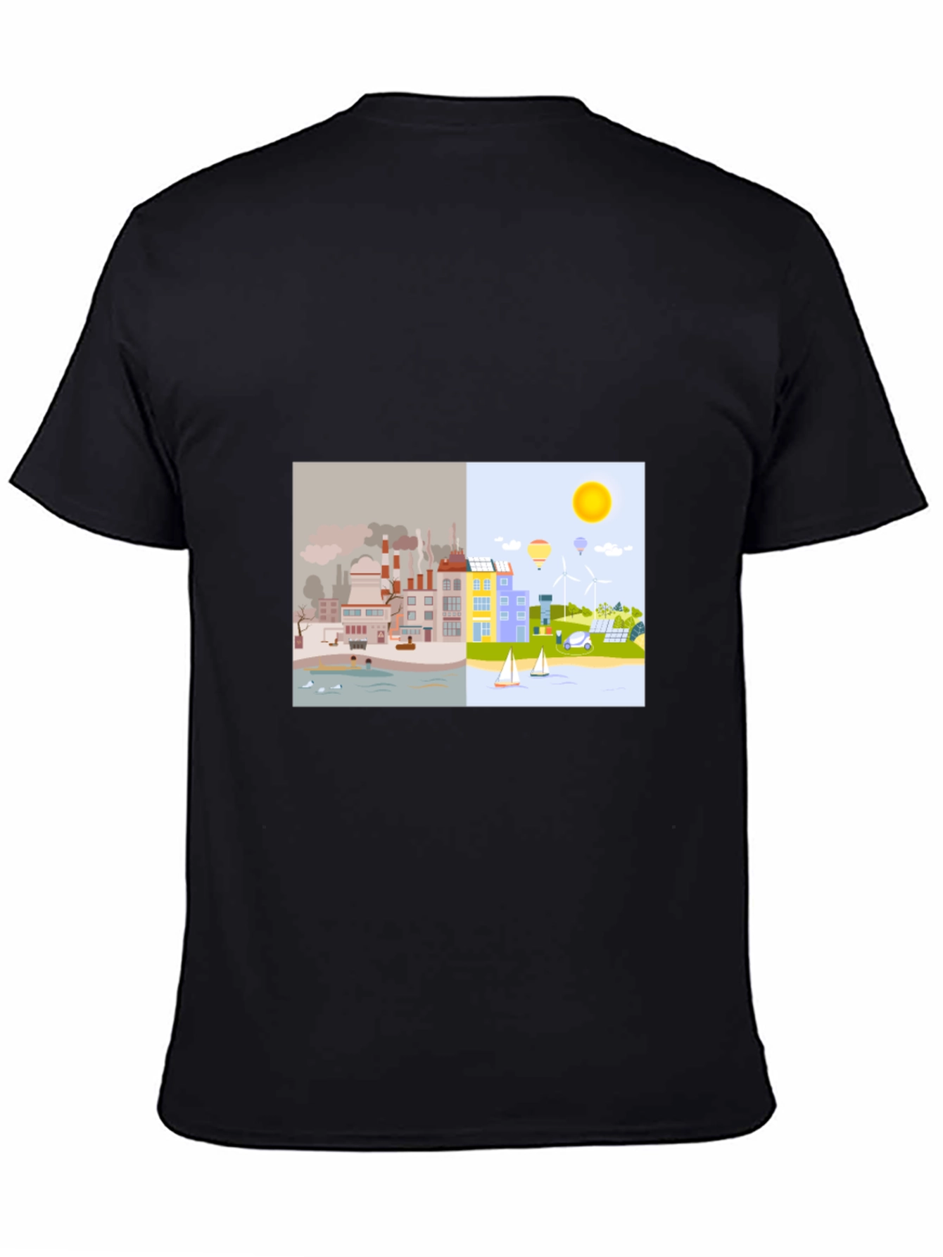 Eco-Friendly T-Shirt: Clean Energy Design