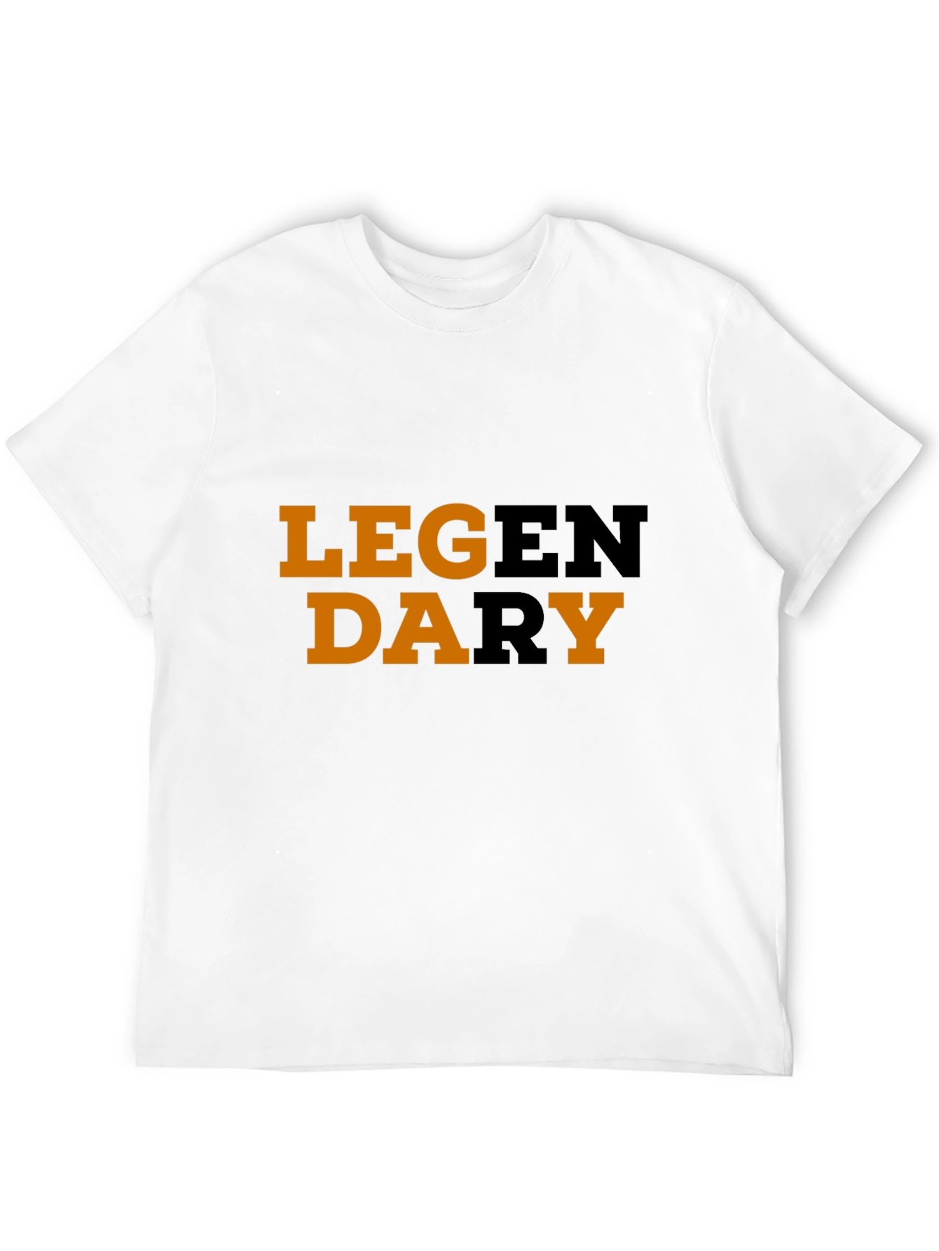 Legendary Graphic Black Cotton T-Shirt