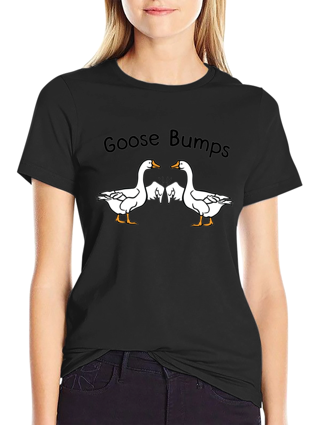Goose Bumps T-Shirt - Funny Goose Tee