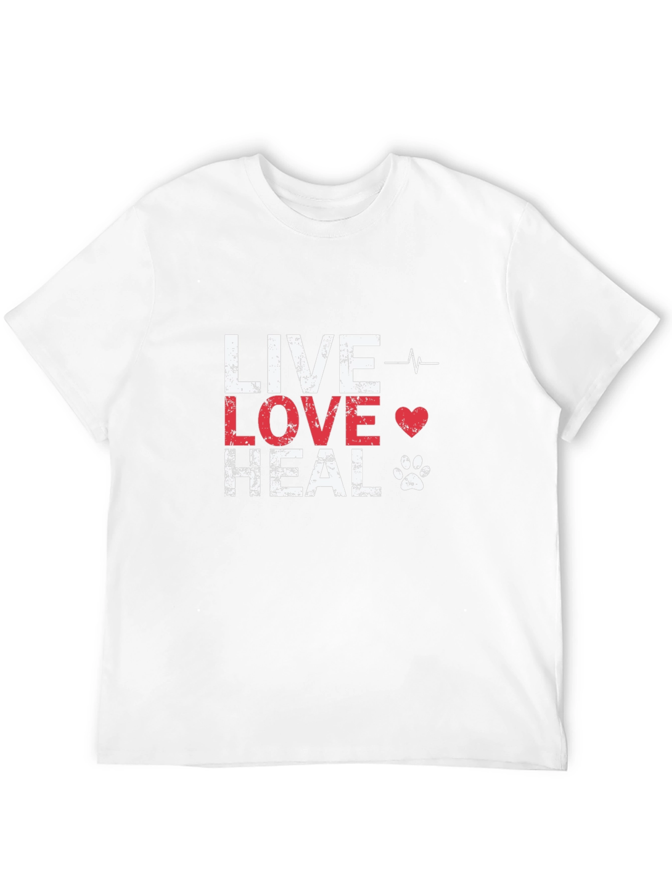Live Love Heal T-Shirt - Pet Lover Tee