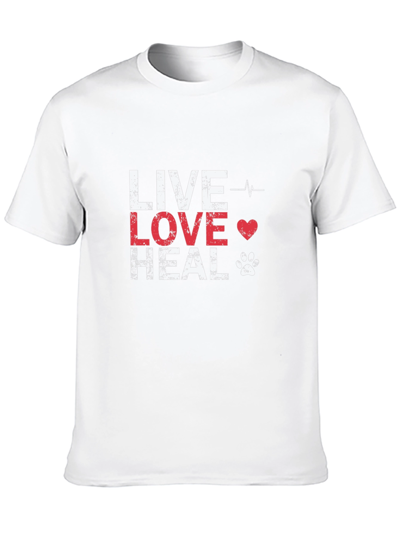 Live Love Heal T-Shirt - Pet Lover Tee