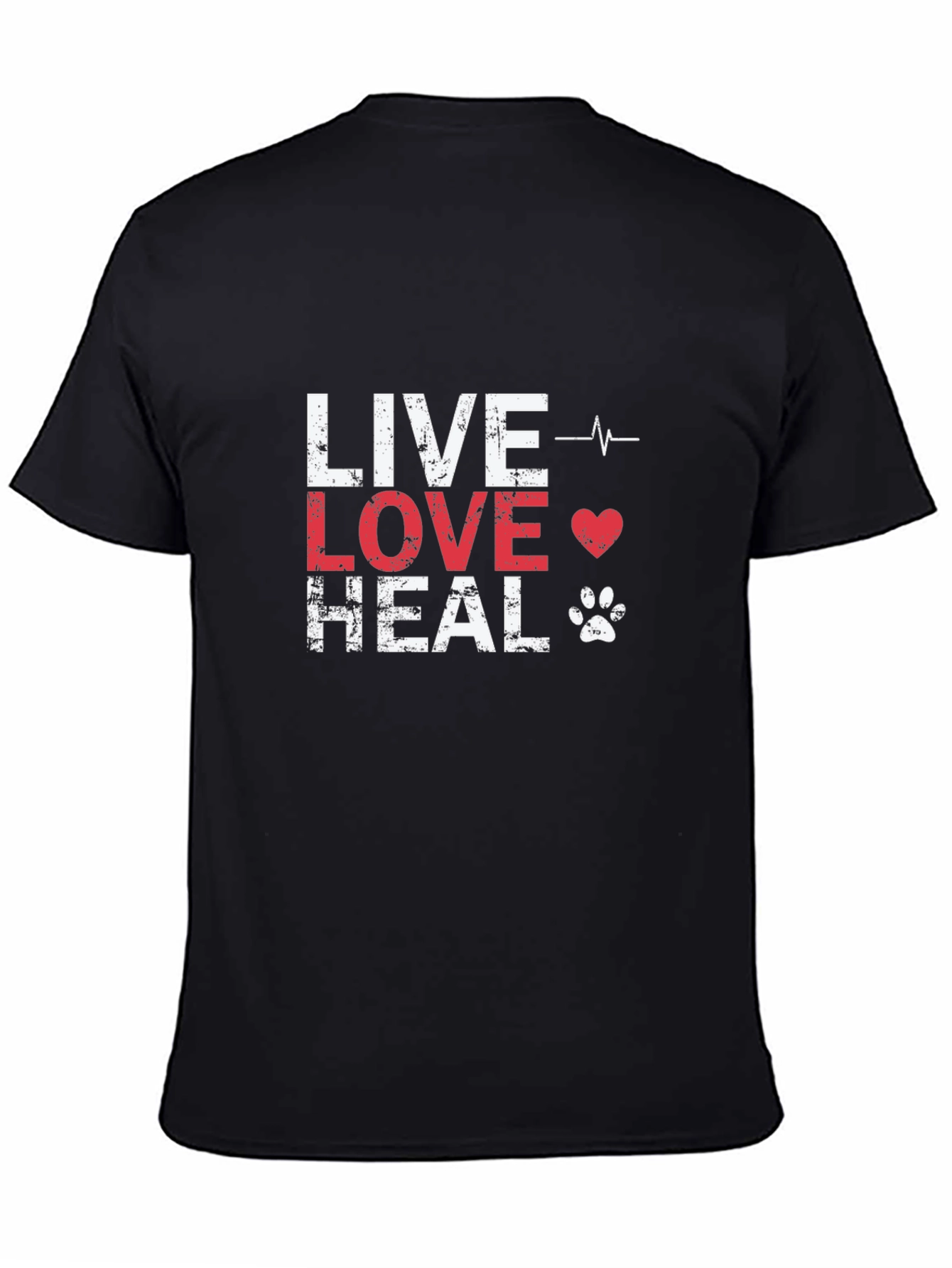 Live Love Heal T-Shirt - Pet Lover Tee