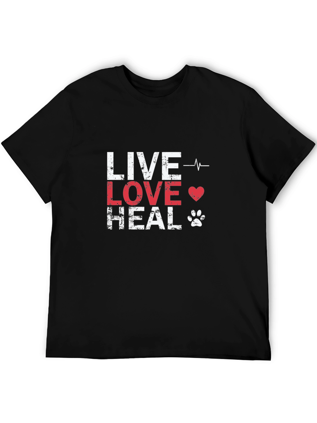 Live Love Heal T-Shirt - Pet Lover Tee