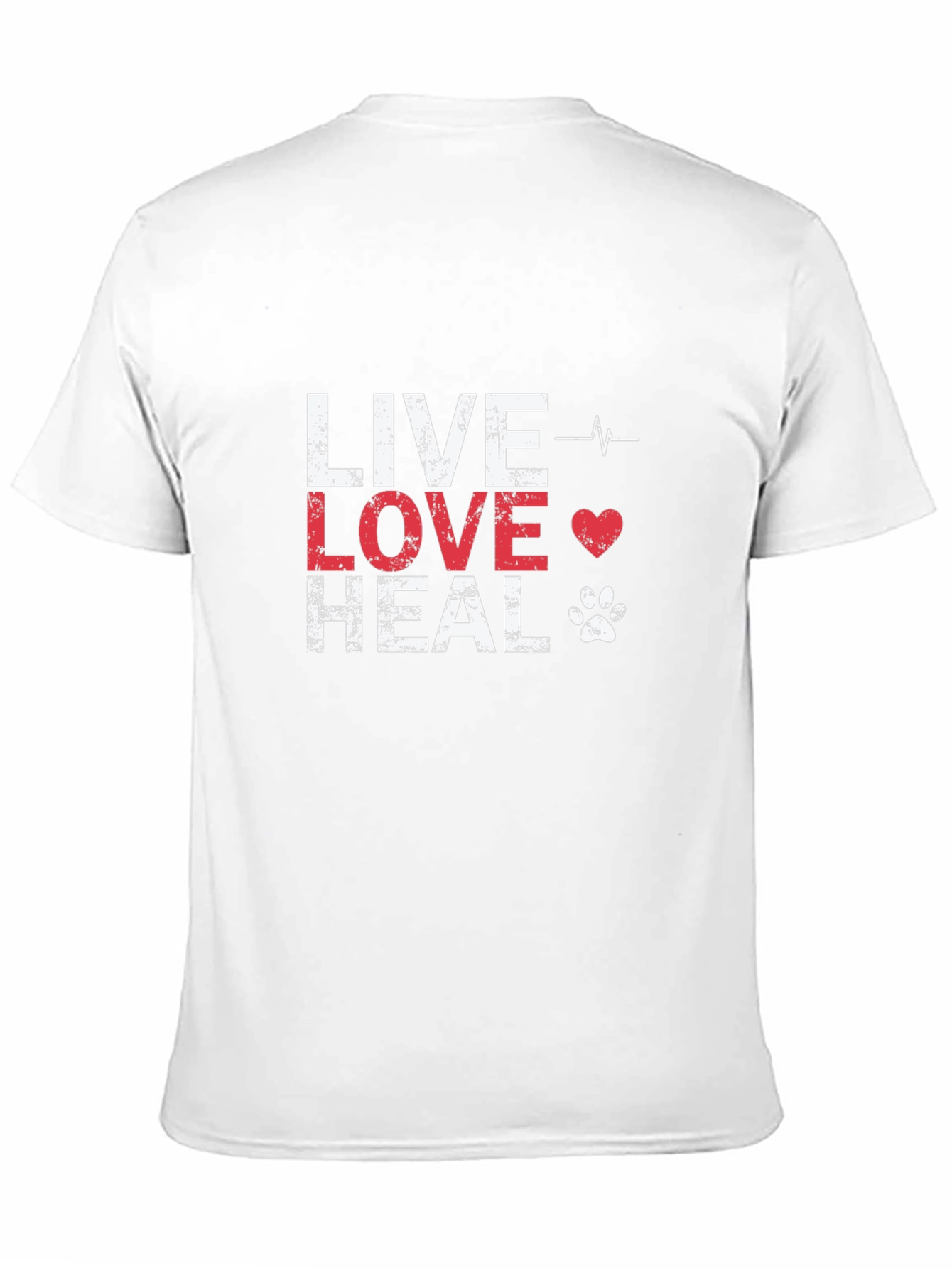Live Love Heal T-Shirt - Pet Lover Tee