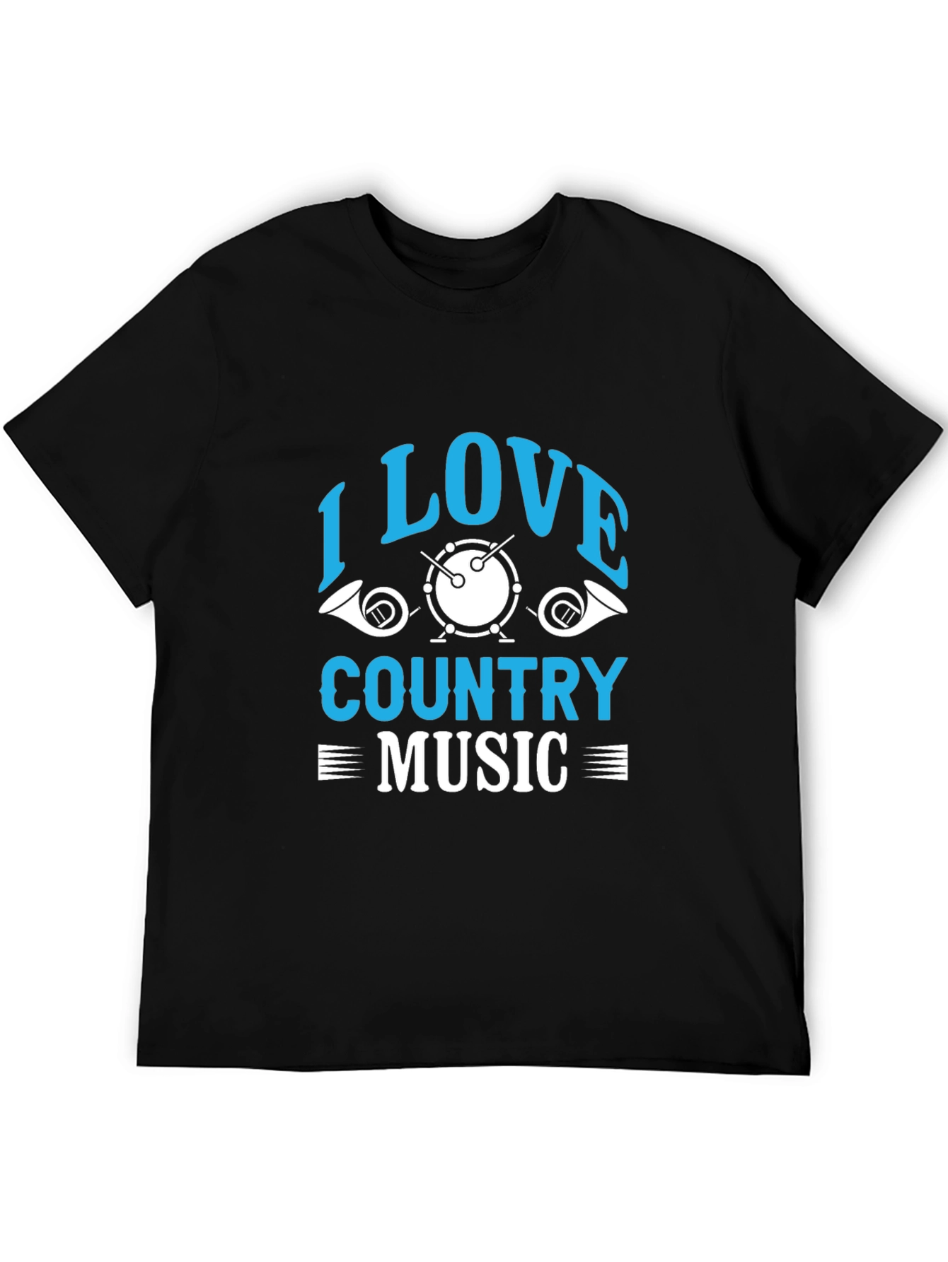 I Love Country Music Graphic T-Shirt