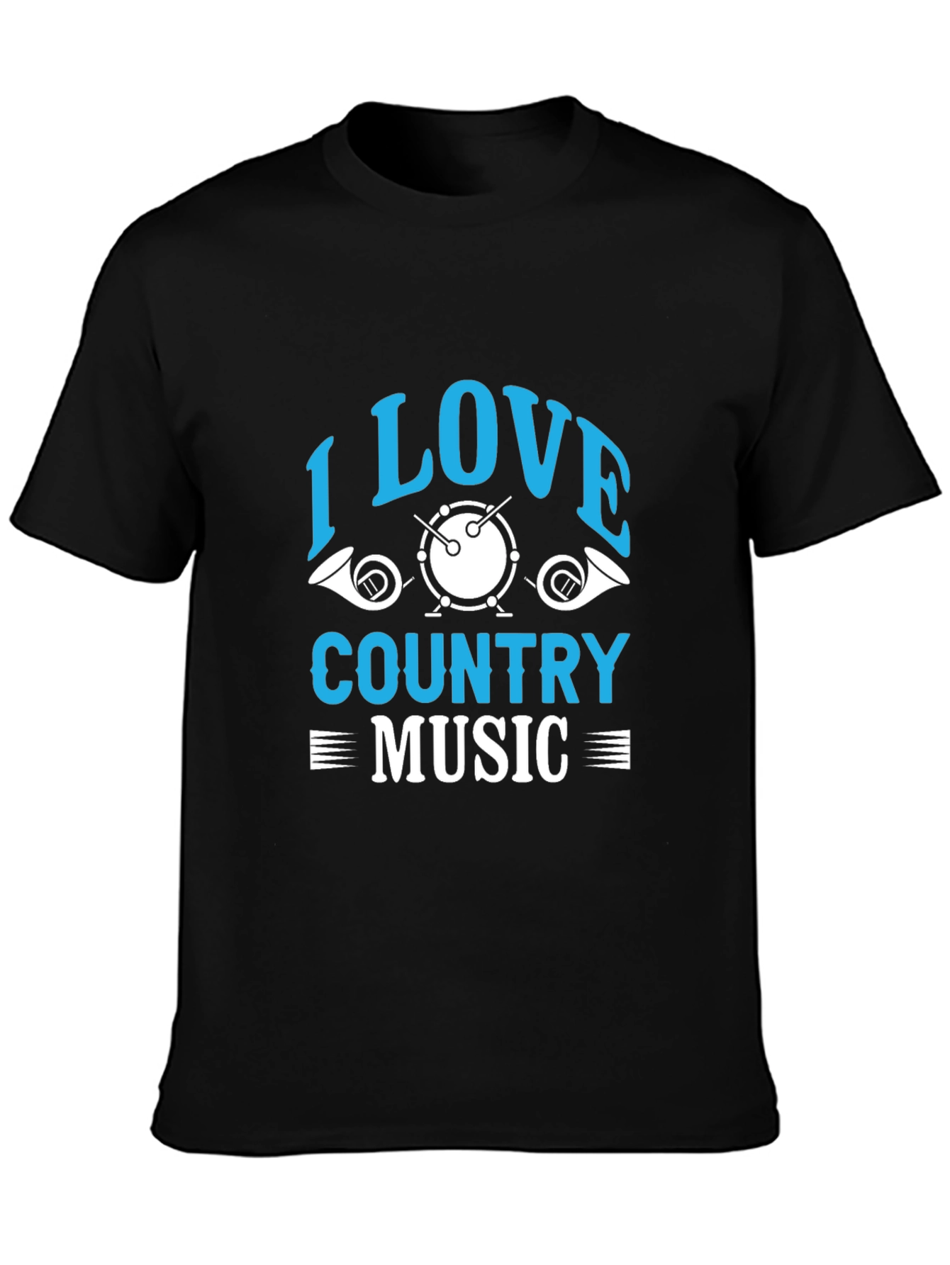 I Love Country Music Graphic T-Shirt