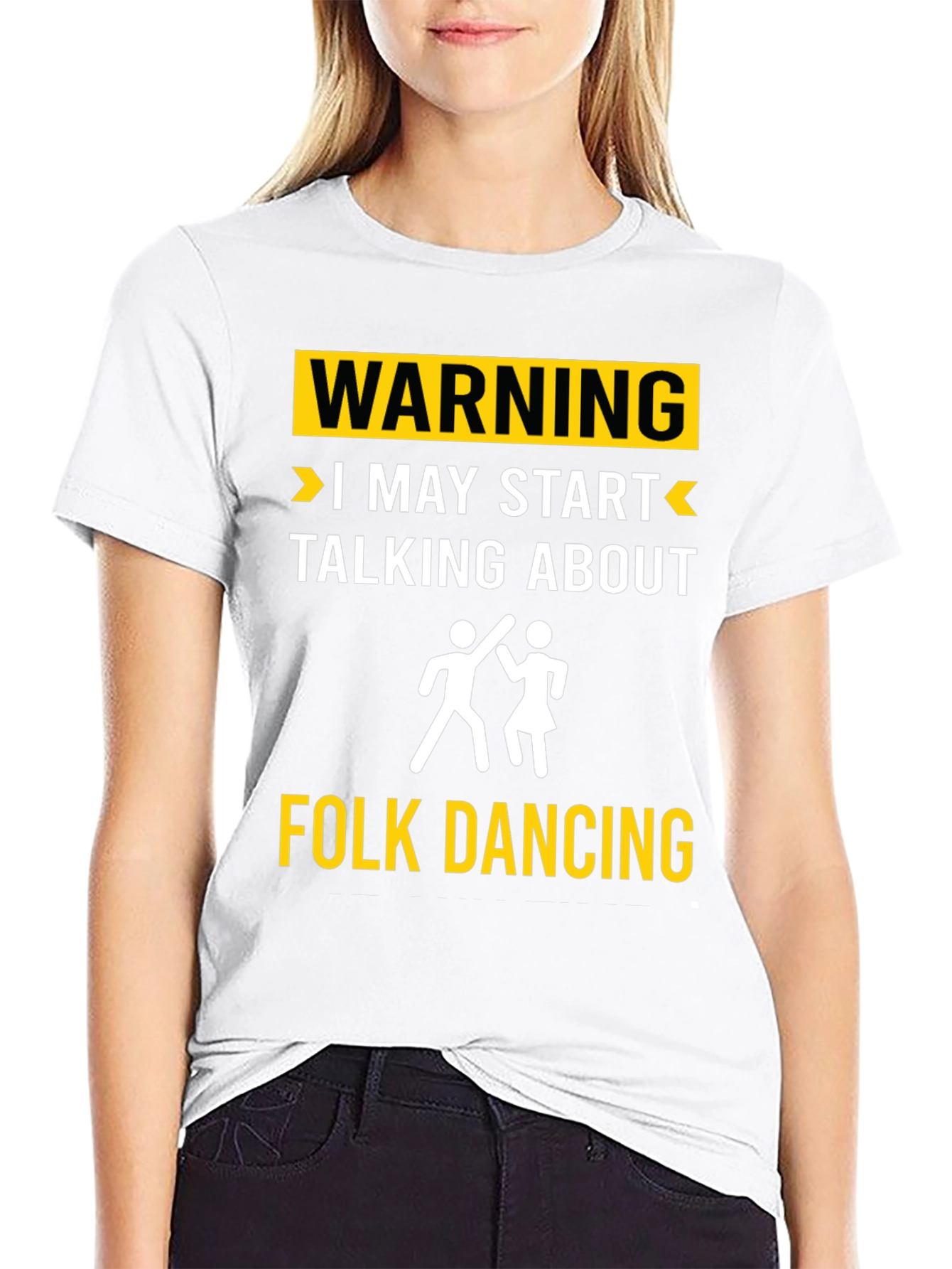 Folk Dancing Warning T-Shirt