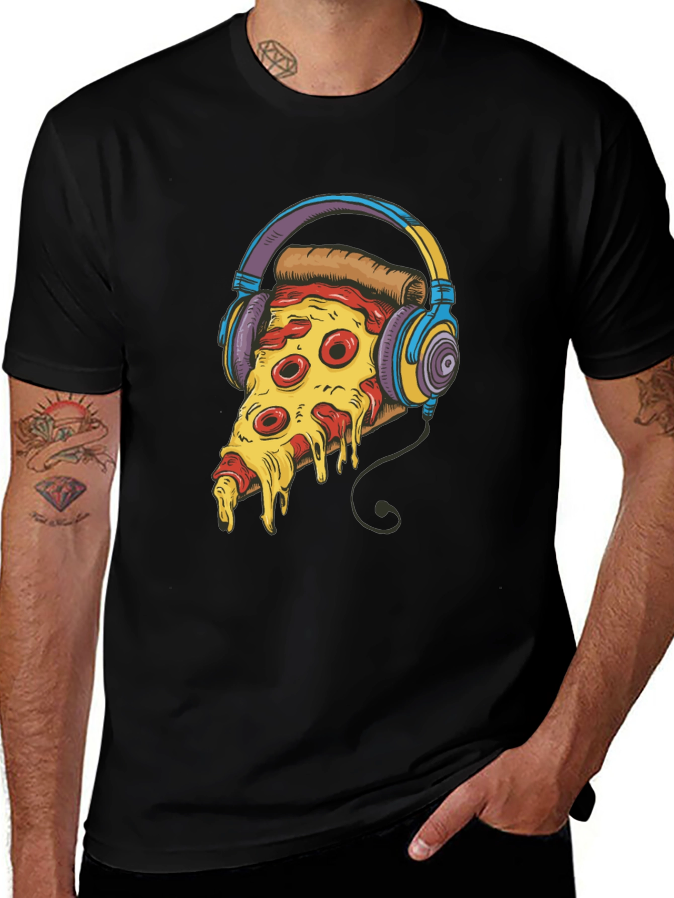 Pizza Slice Graphic T-Shirt - Foodie Fashion