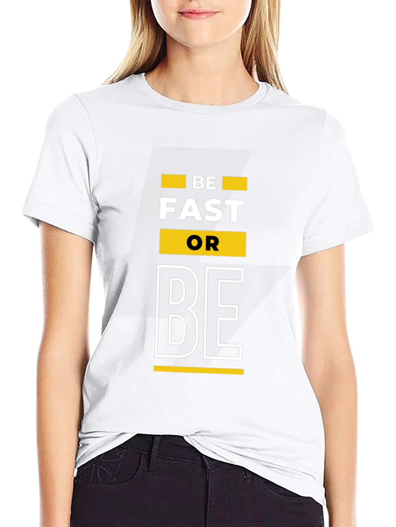 Be Fast Or Be T-Shirt - Black