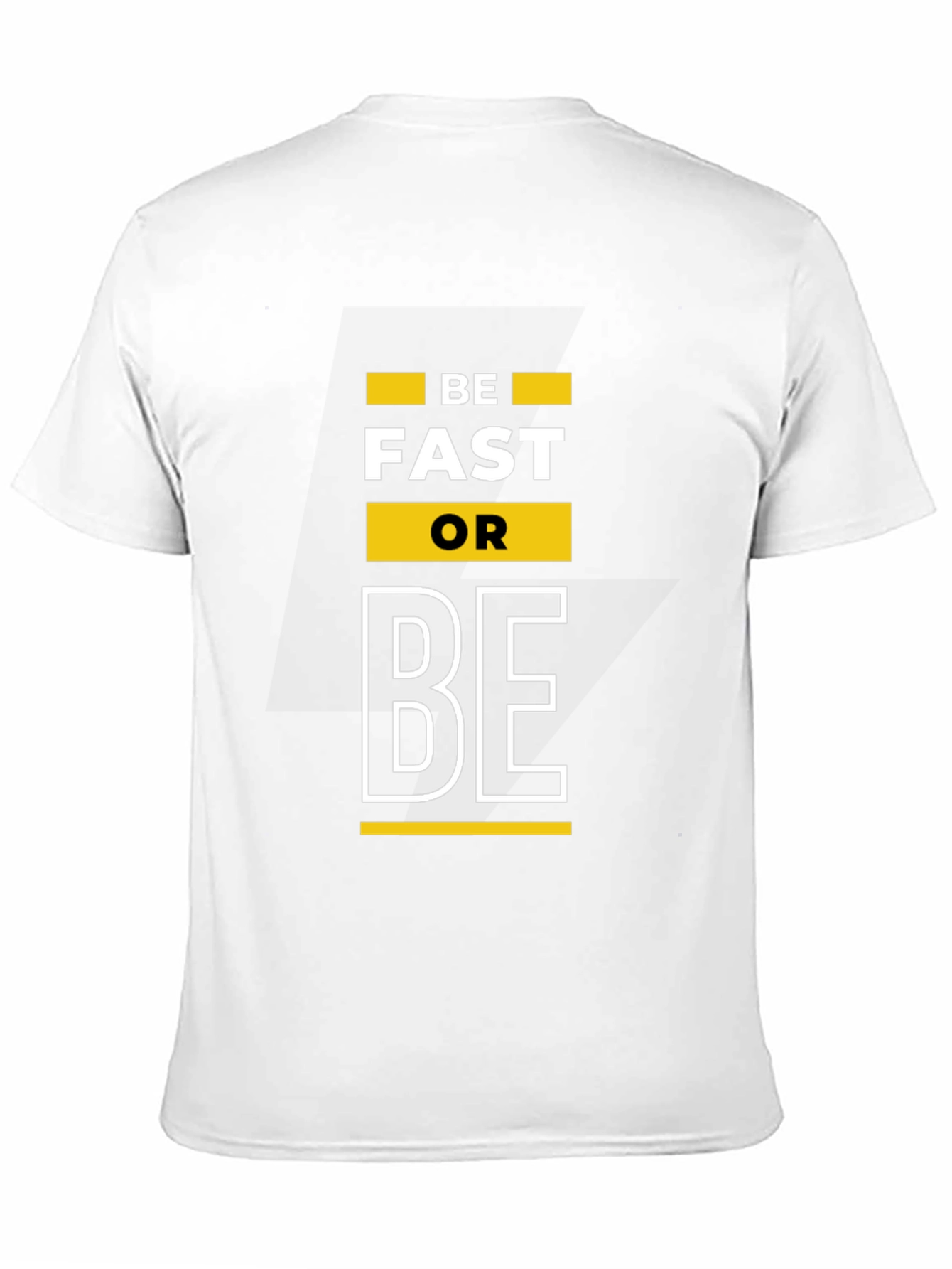 Be Fast Or Be T-Shirt - Black