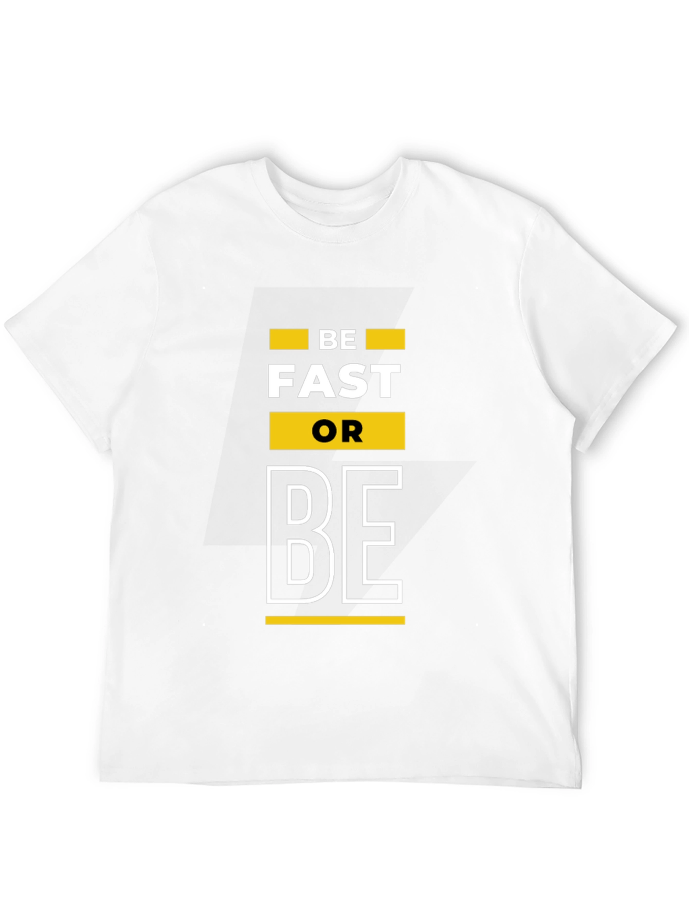 Be Fast Or Be T-Shirt - Black