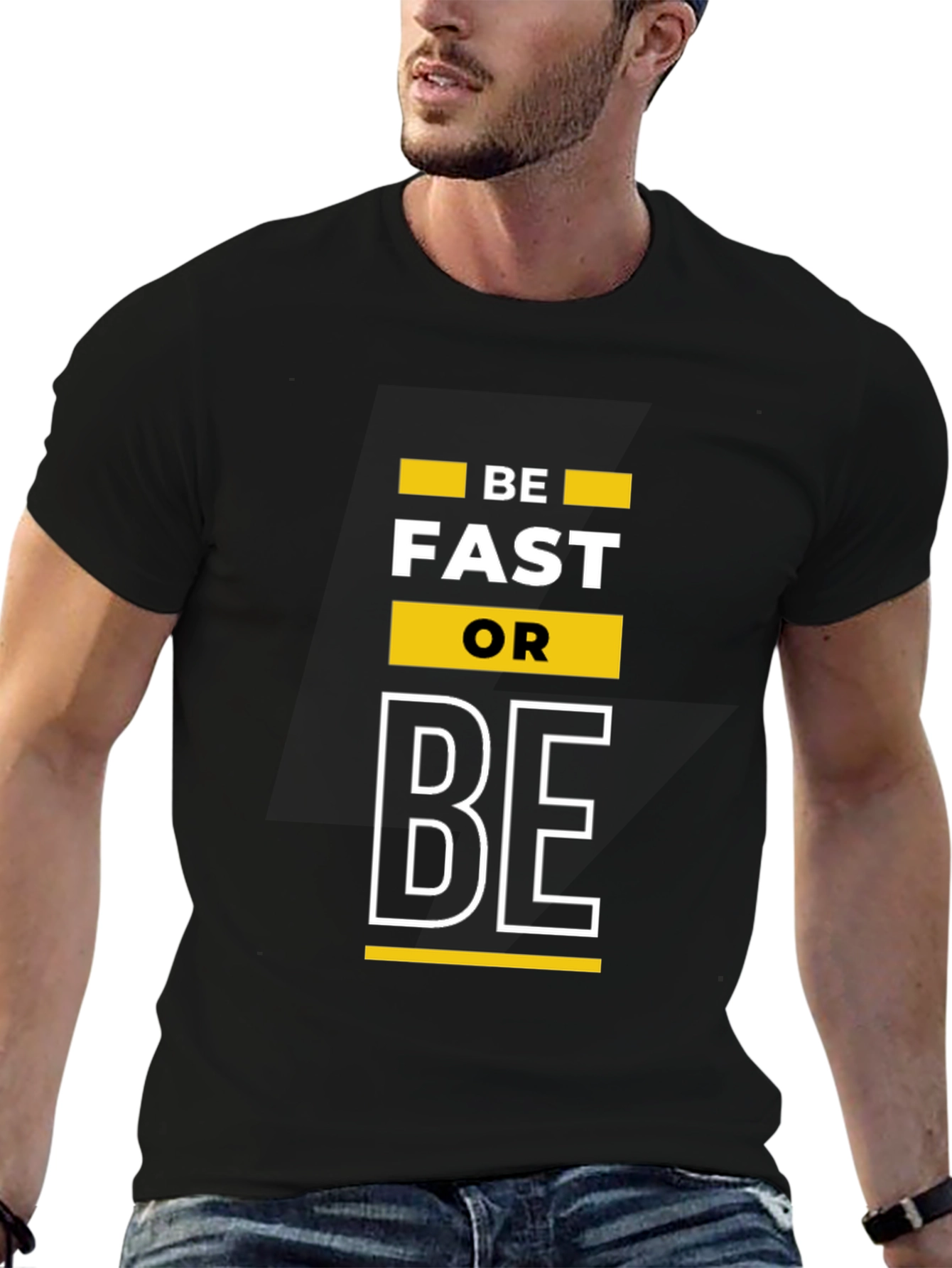 Be Fast Or Be T-Shirt - Black