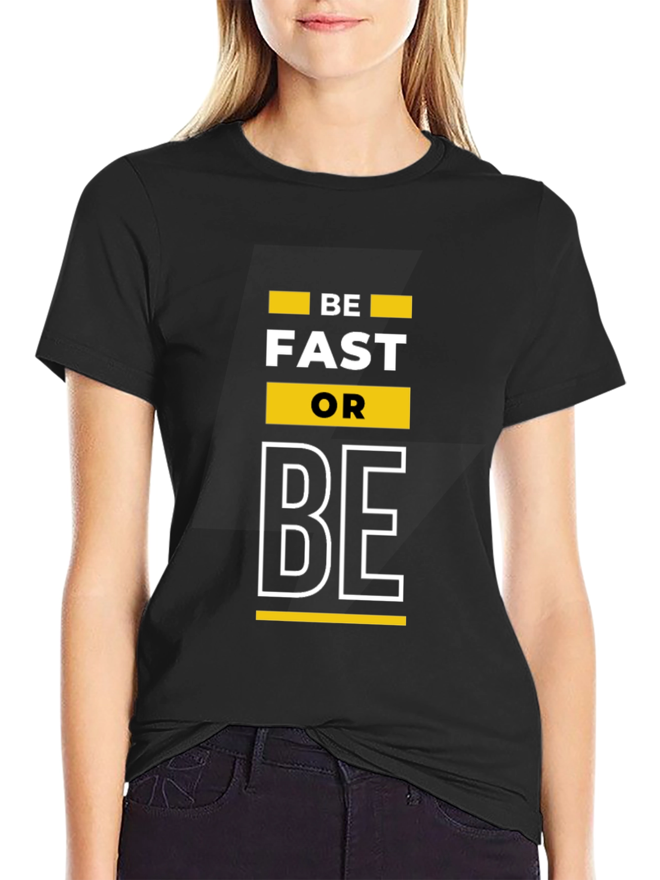 Be Fast Or Be T-Shirt - Black