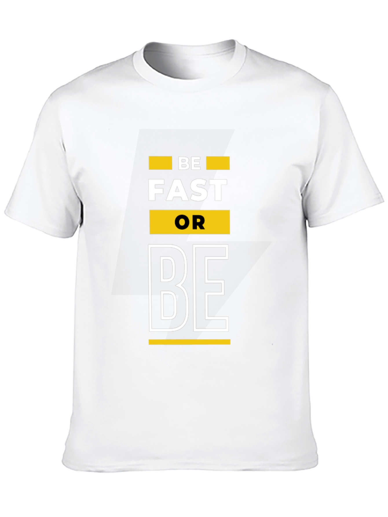 Be Fast Or Be T-Shirt - Black