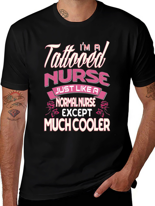 Tattooed Nurse Graphic Tee - Cool & Unique!