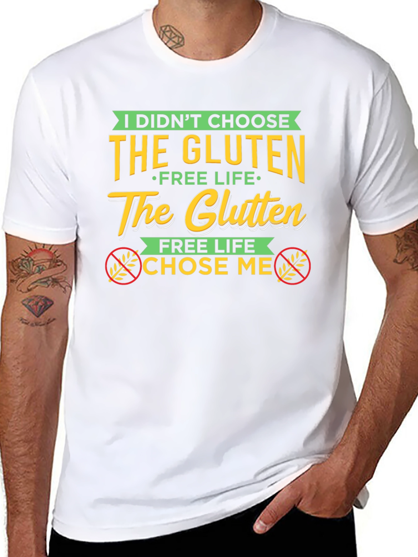 Gluten Free Lifestyle T-Shirt Funny Tee