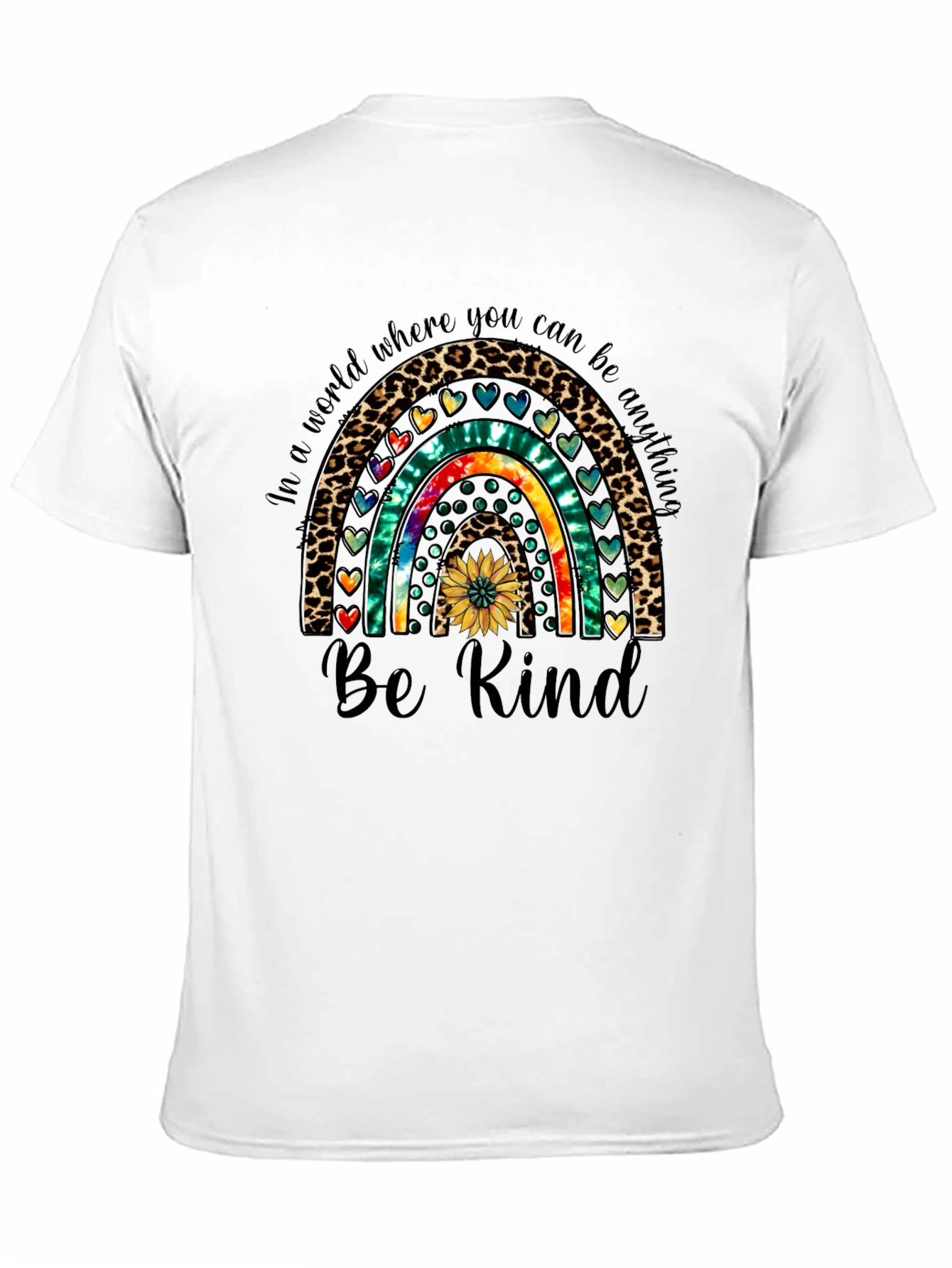 Be Kind Rainbow Graphic Tee
