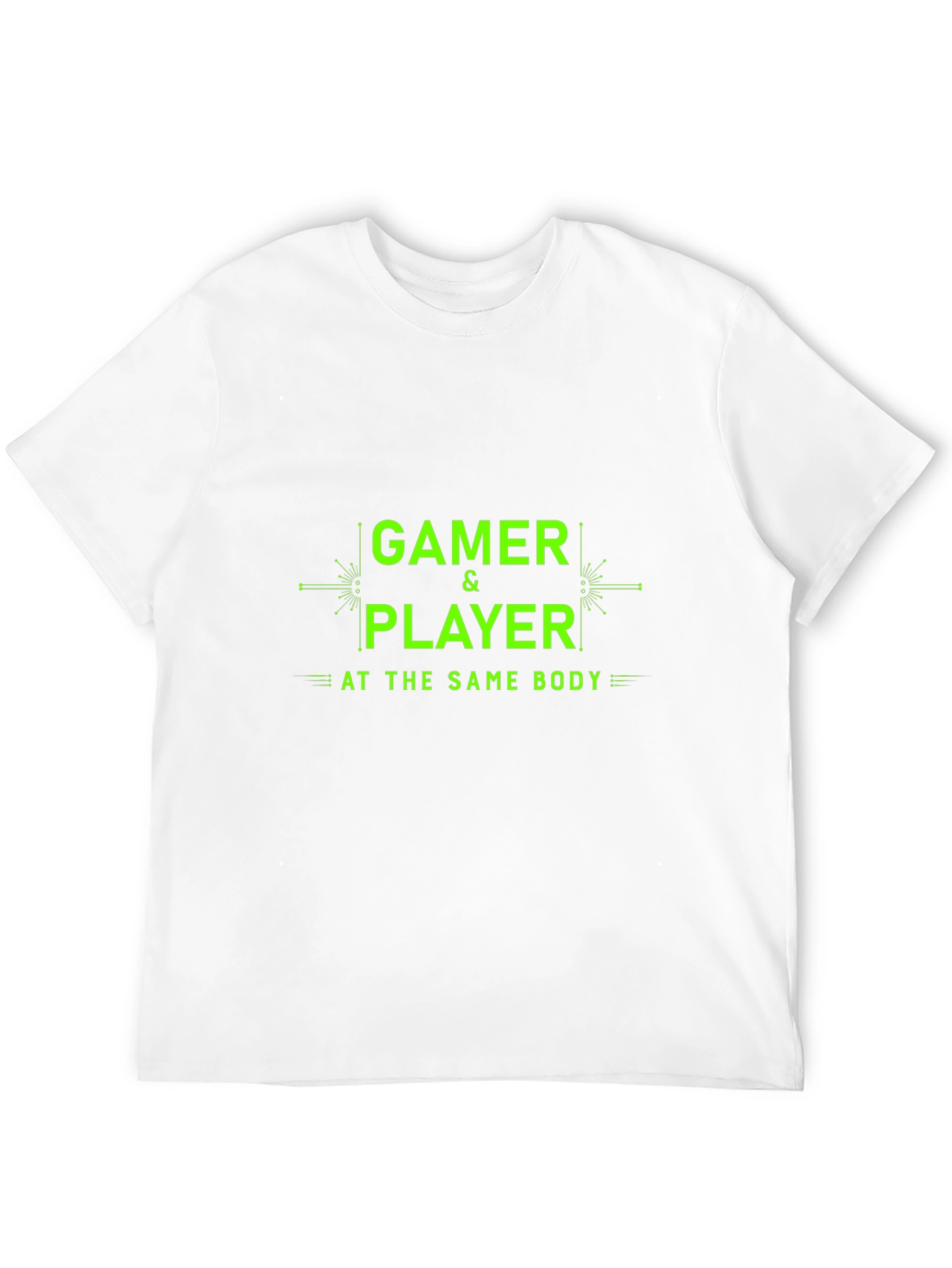 Gamer & Player T-Shirt - Black Cotton Tee