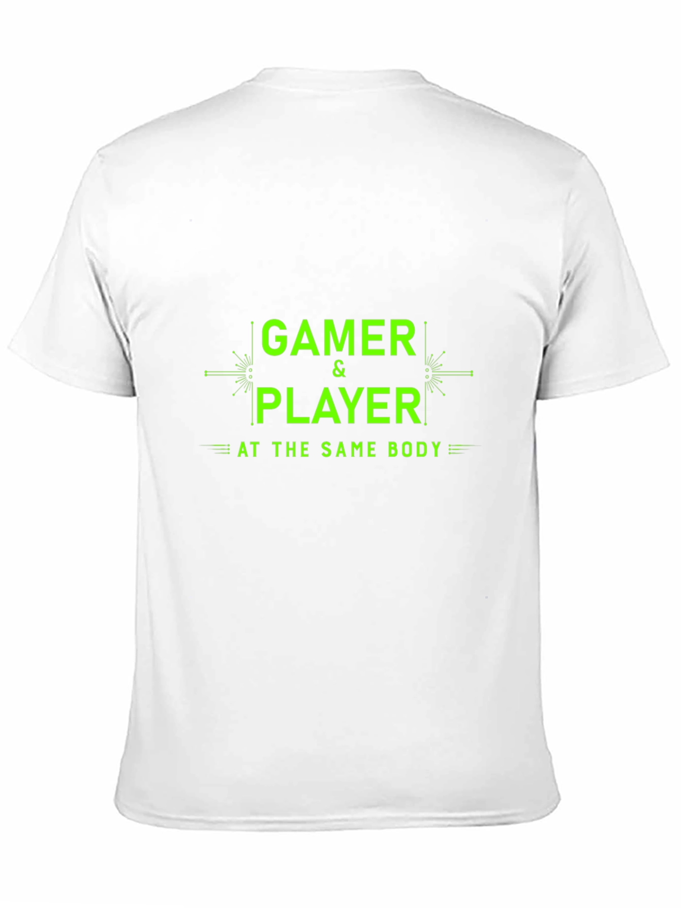 Gamer & Player T-Shirt - Black Cotton Tee