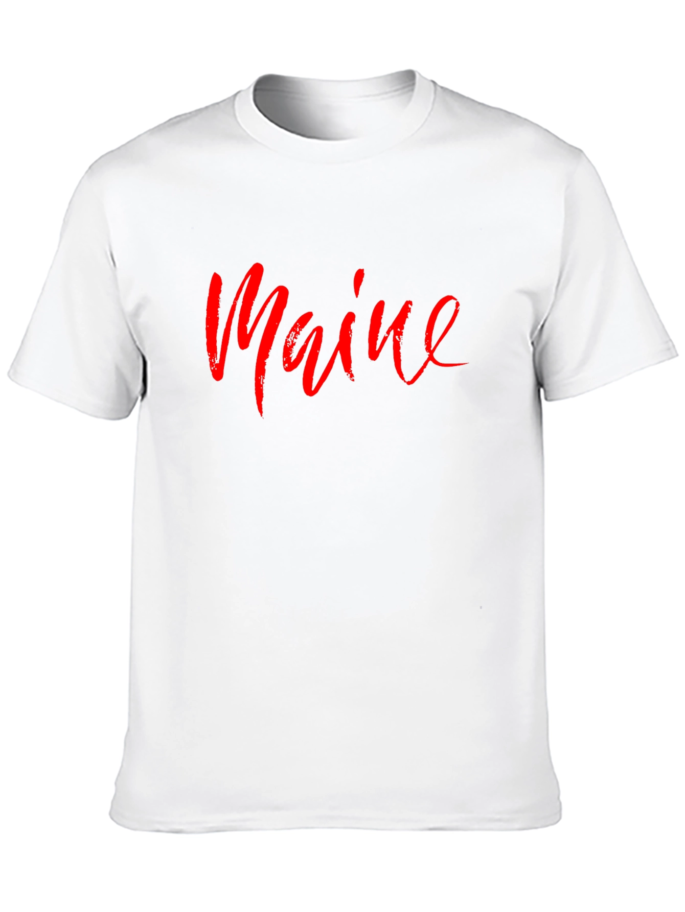 Maine Script T-Shirt - Stylish State Pride Tee