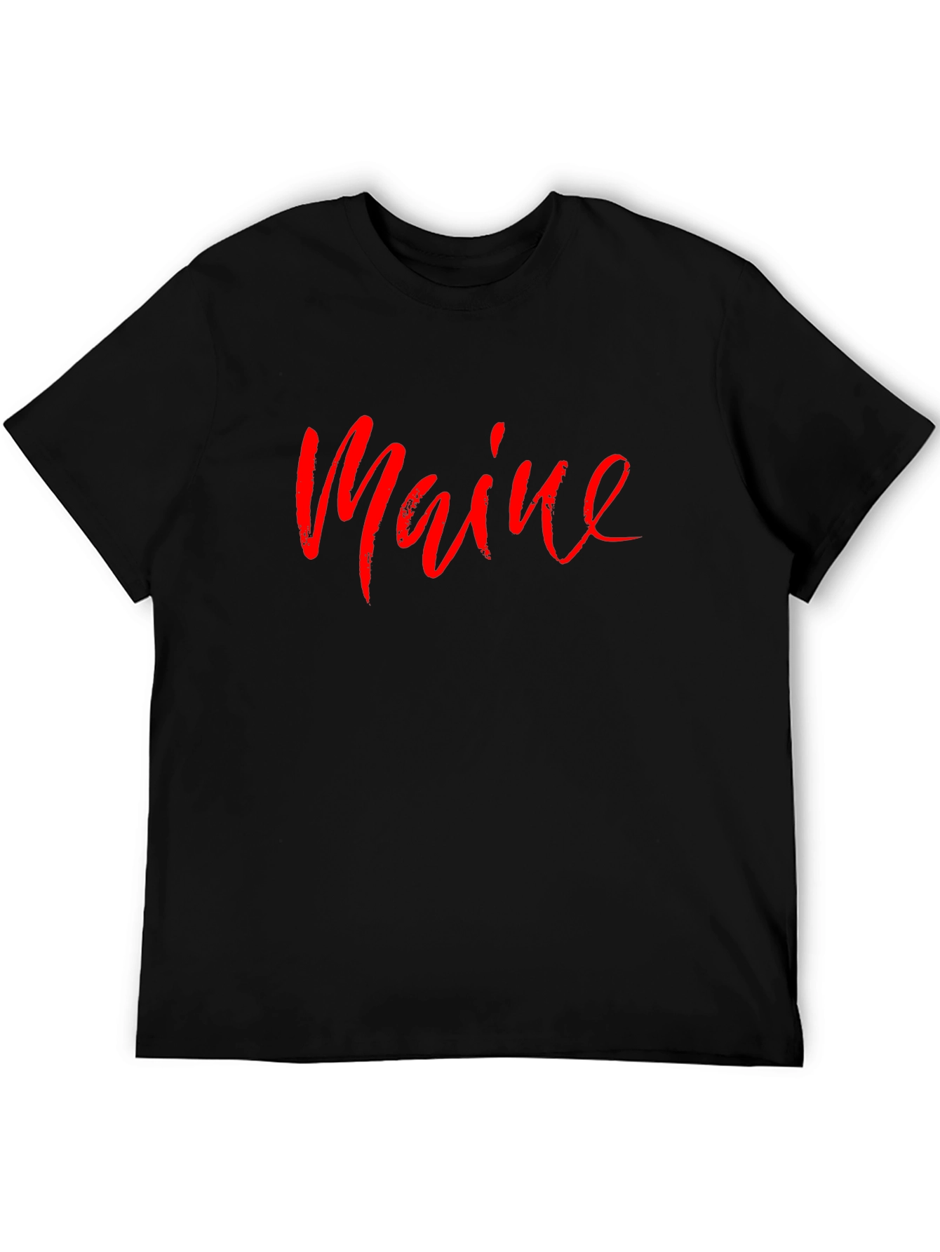 Maine Script T-Shirt - Stylish State Pride Tee