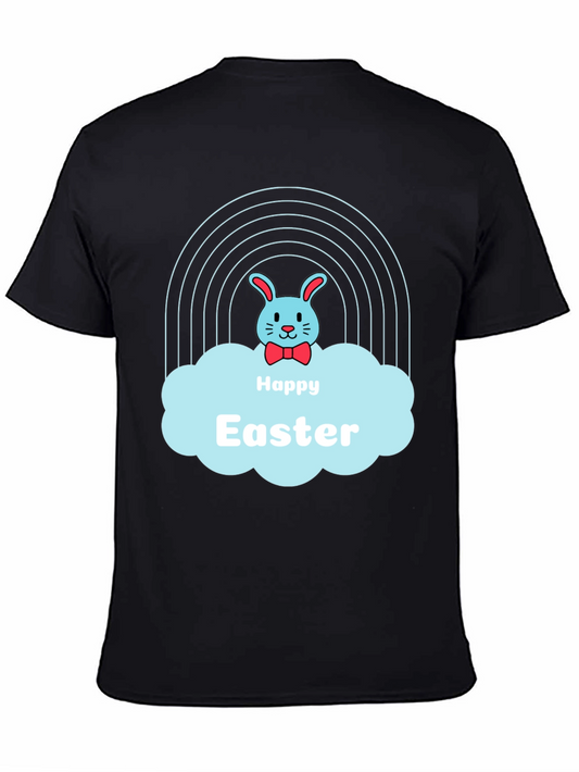 Happy Easter Bunny Rainbow Graphic Tee