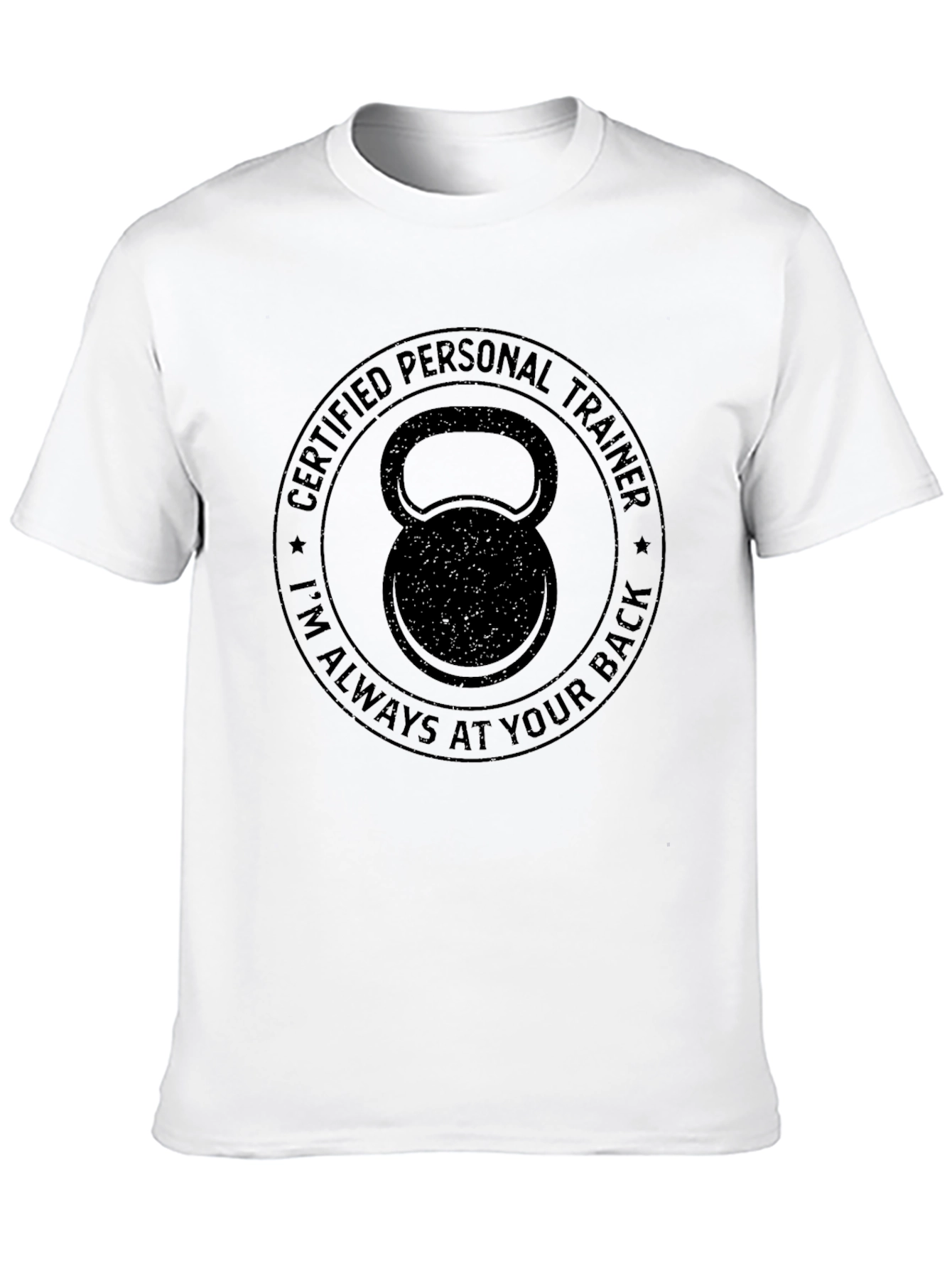 Certified Personal Trainer T-Shirt - Kettlebell Design