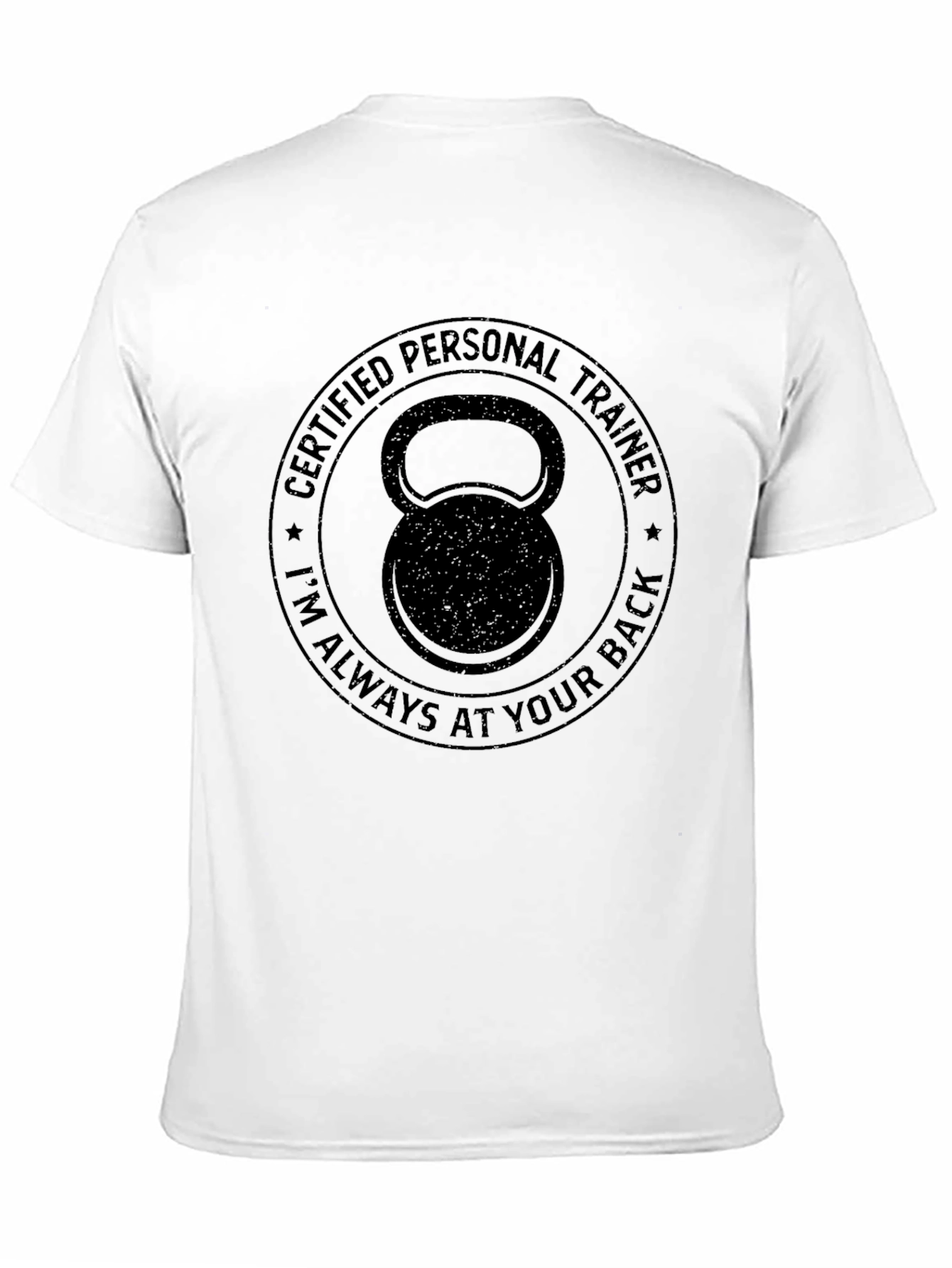 Certified Personal Trainer T-Shirt - Kettlebell Design