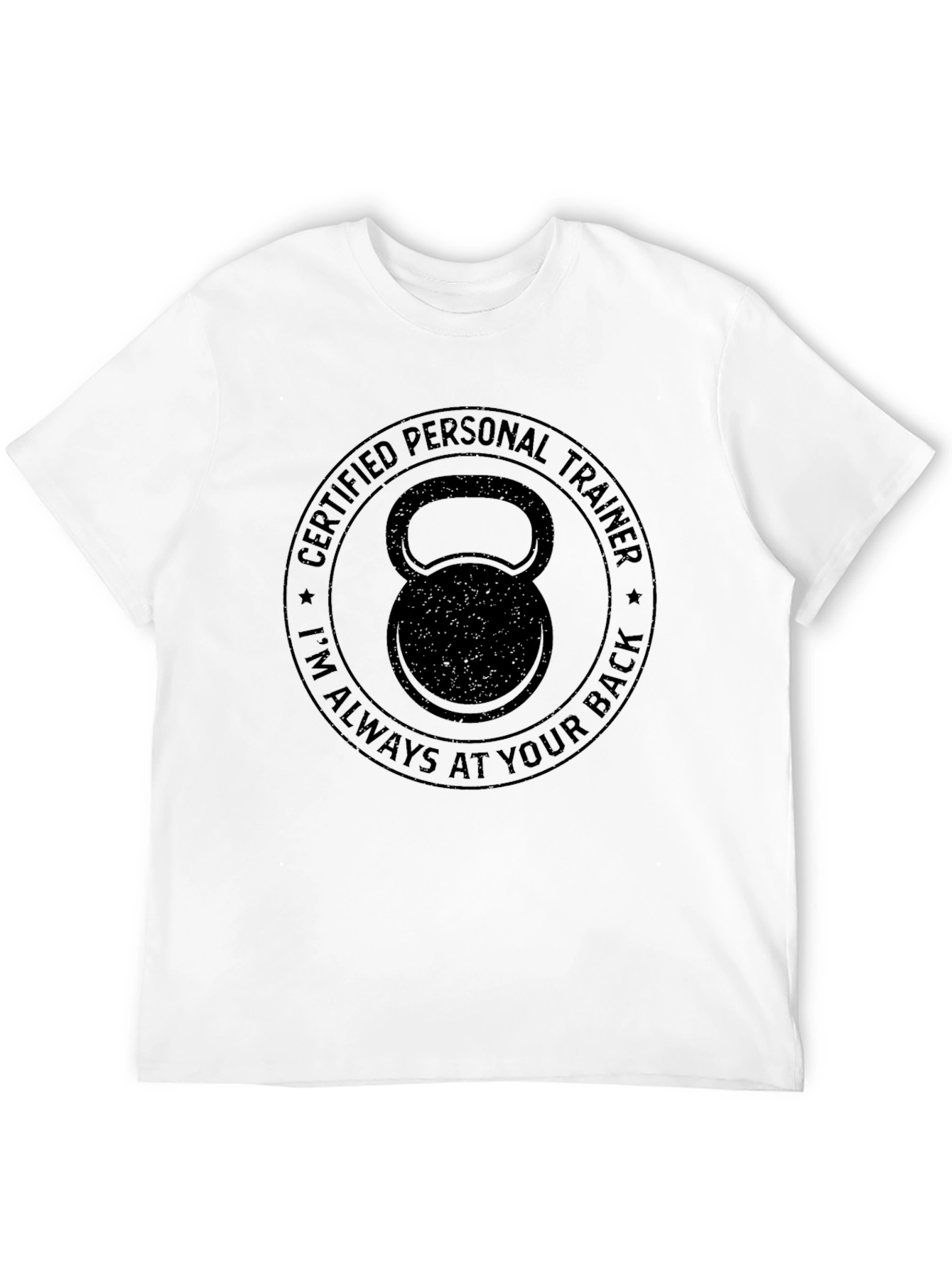 Certified Personal Trainer T-Shirt - Kettlebell Design