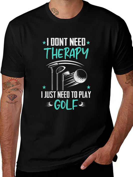 Golf Therapy T-Shirt - Funny Golfing Tee