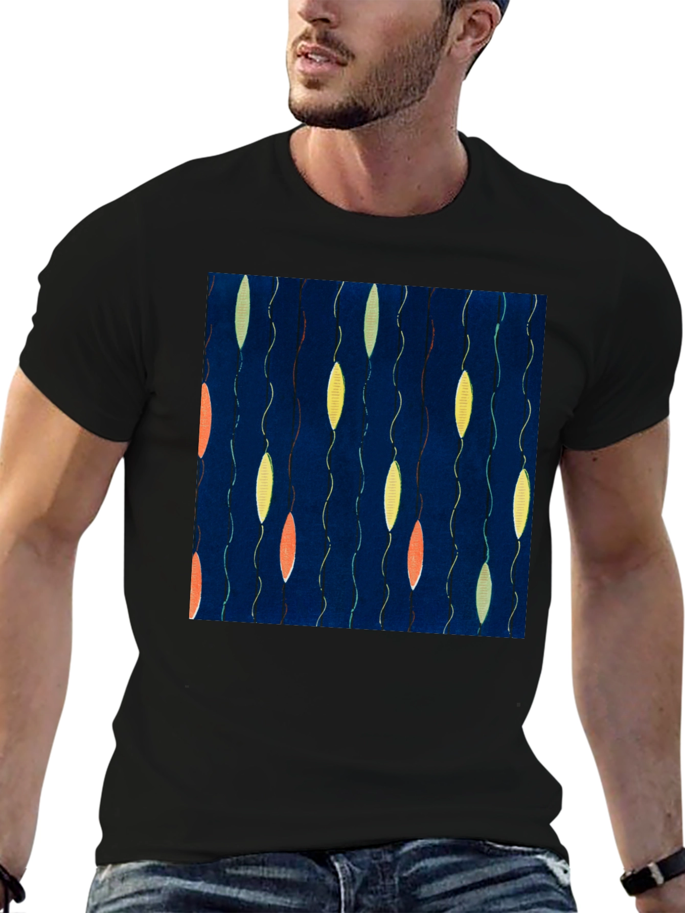 Abstract Pattern T-Shirt - Unique Graphic Tee