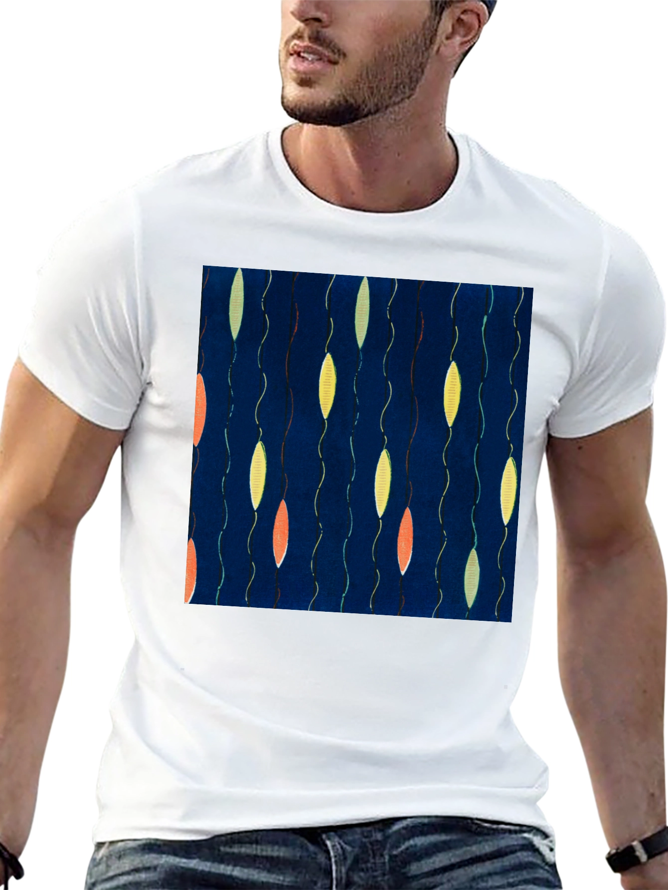 Abstract Pattern T-Shirt - Unique Graphic Tee