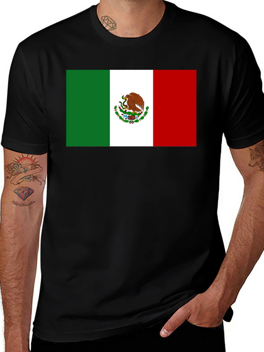 Mexico Flag T-Shirt - Black - National Pride