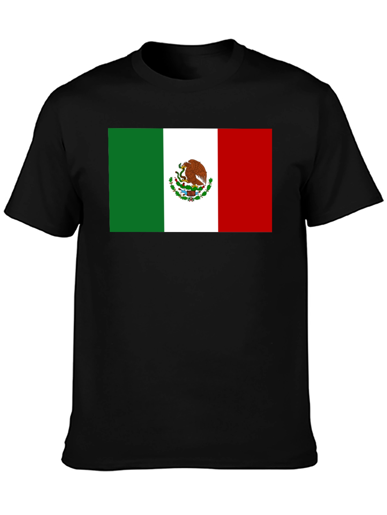 Mexico Flag T-Shirt - Black - National Pride