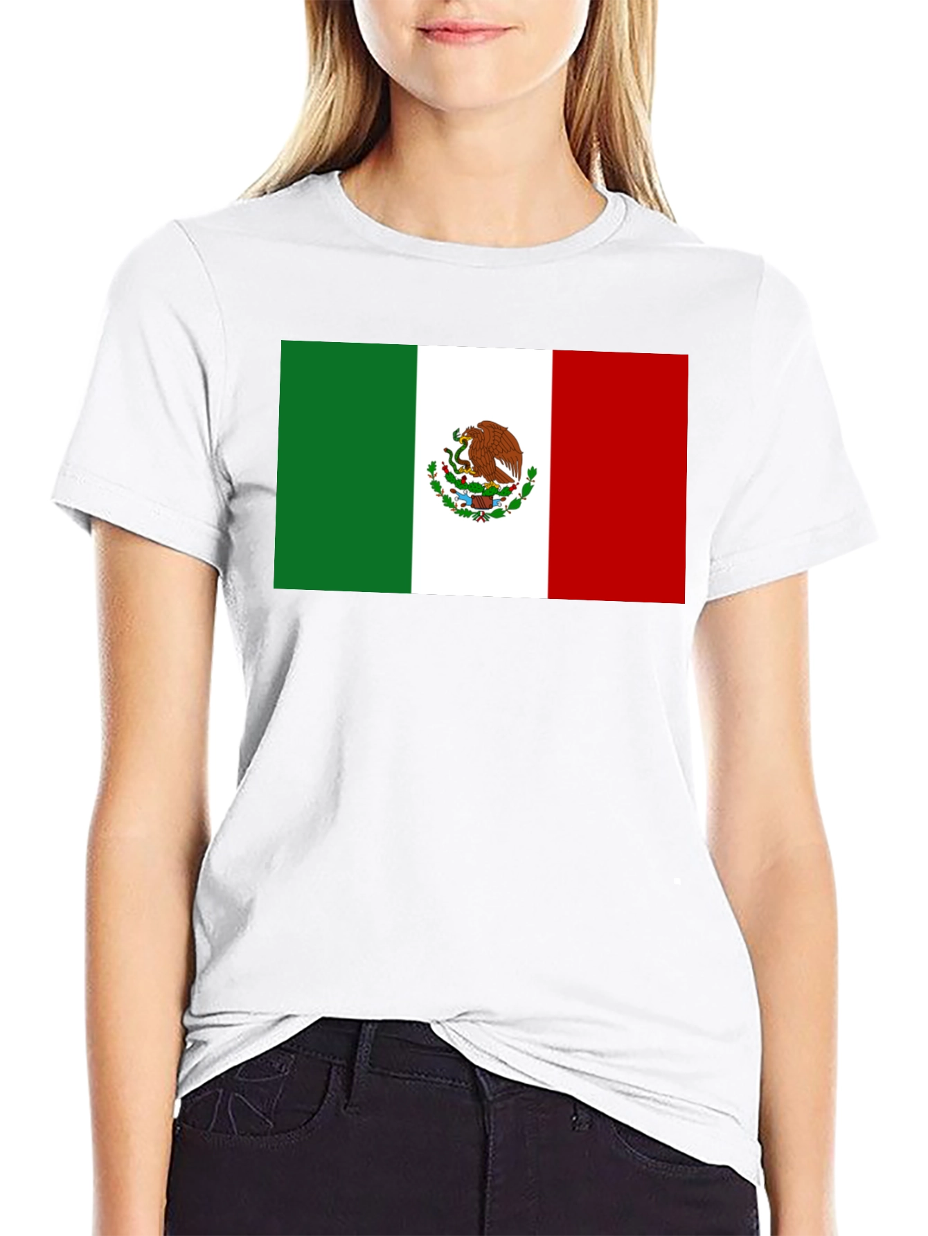 Mexico Flag T-Shirt - Black - National Pride