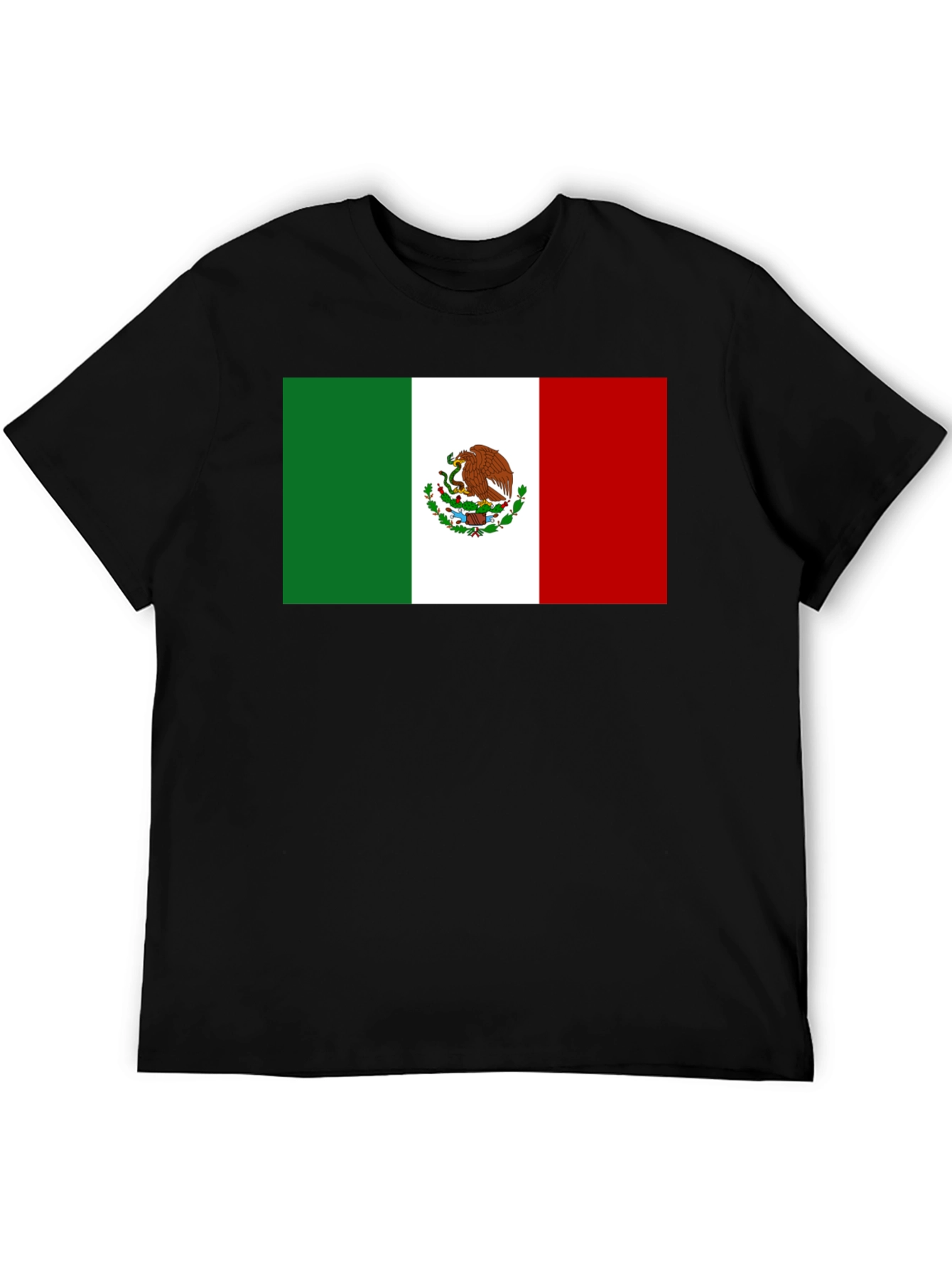 Mexico Flag T-Shirt - Black - National Pride
