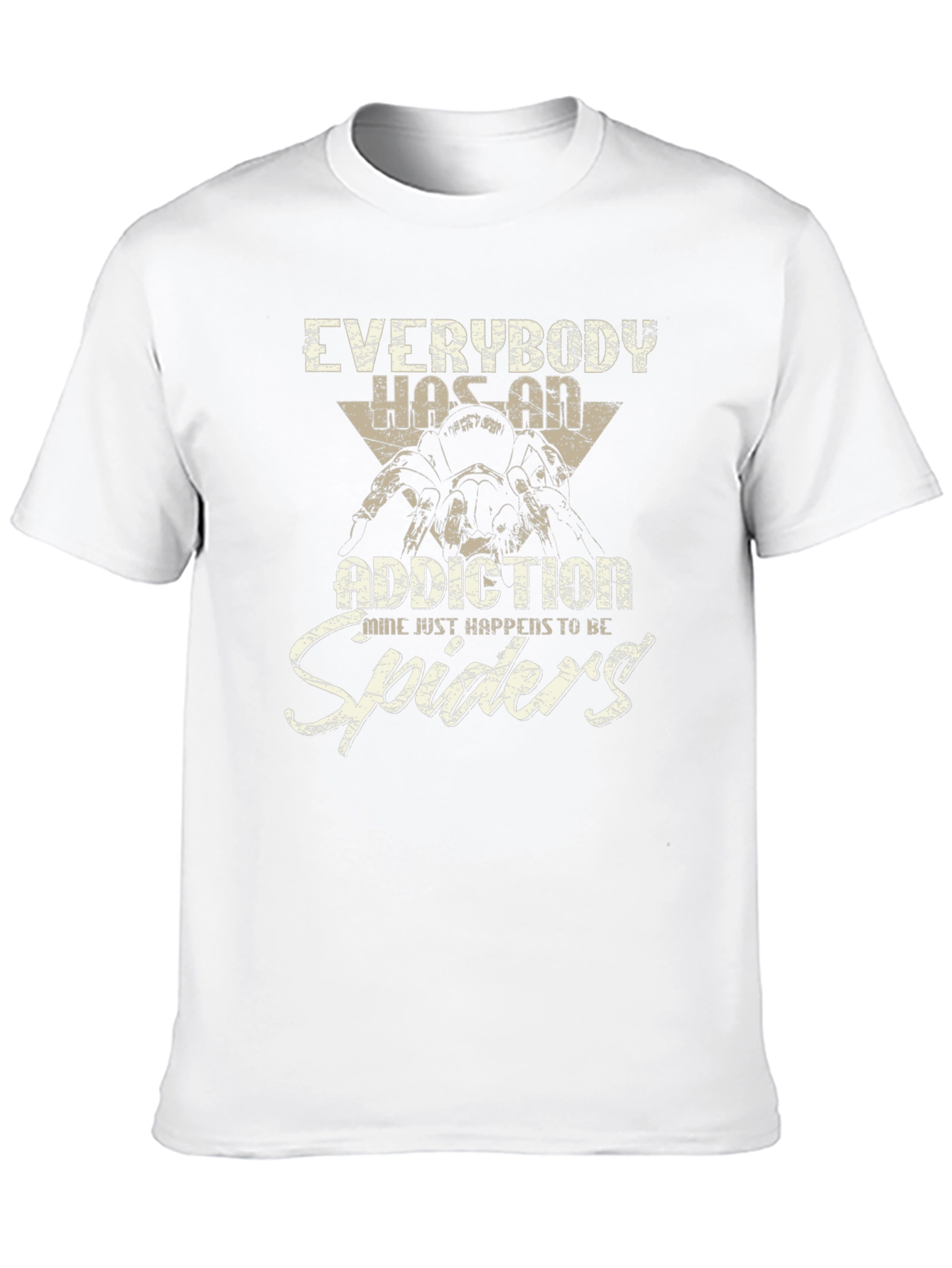 Spider Addiction Graphic Tee - Unisex Black T-Shirt