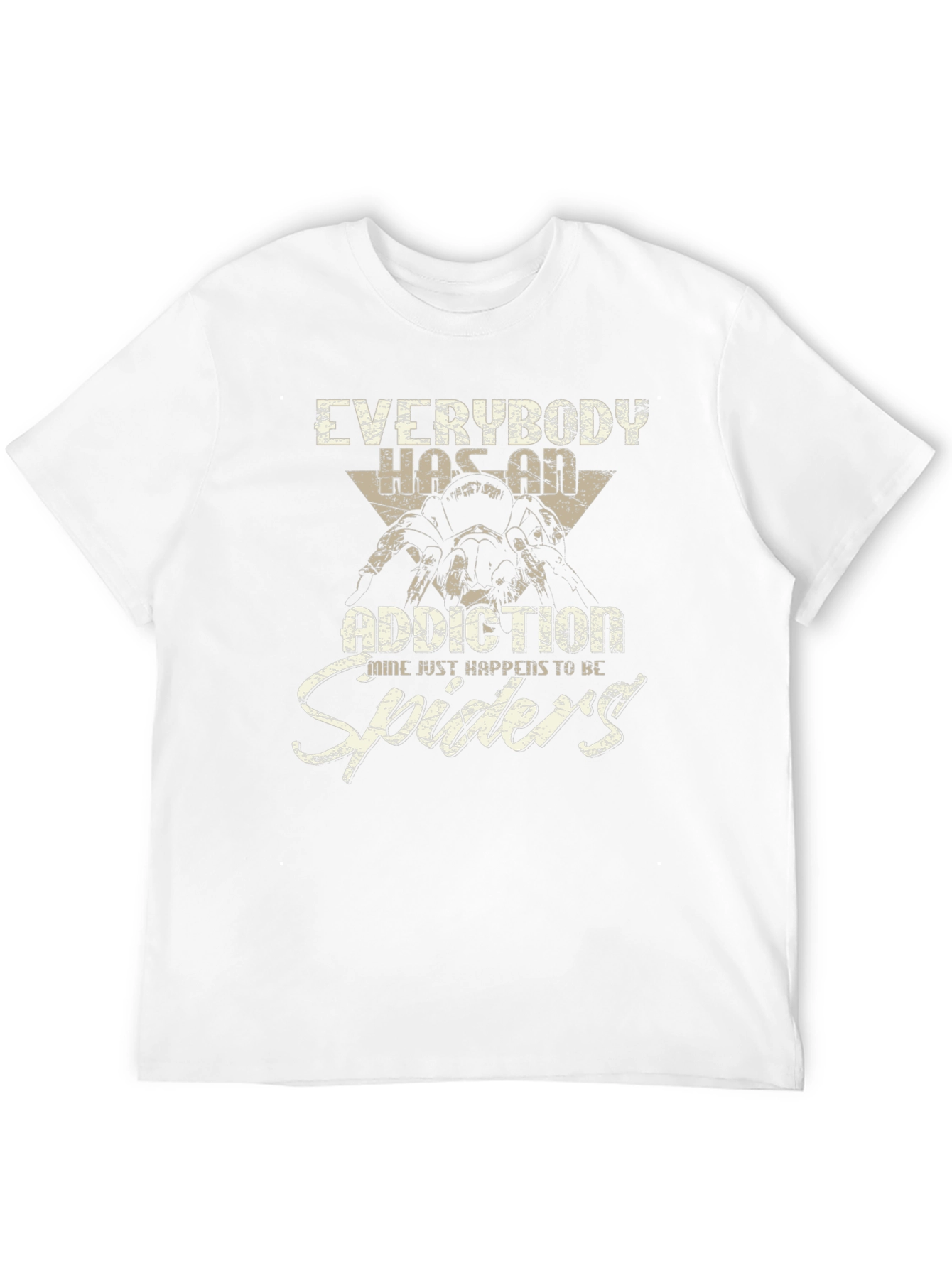 Spider Addiction Graphic Tee - Unisex Black T-Shirt