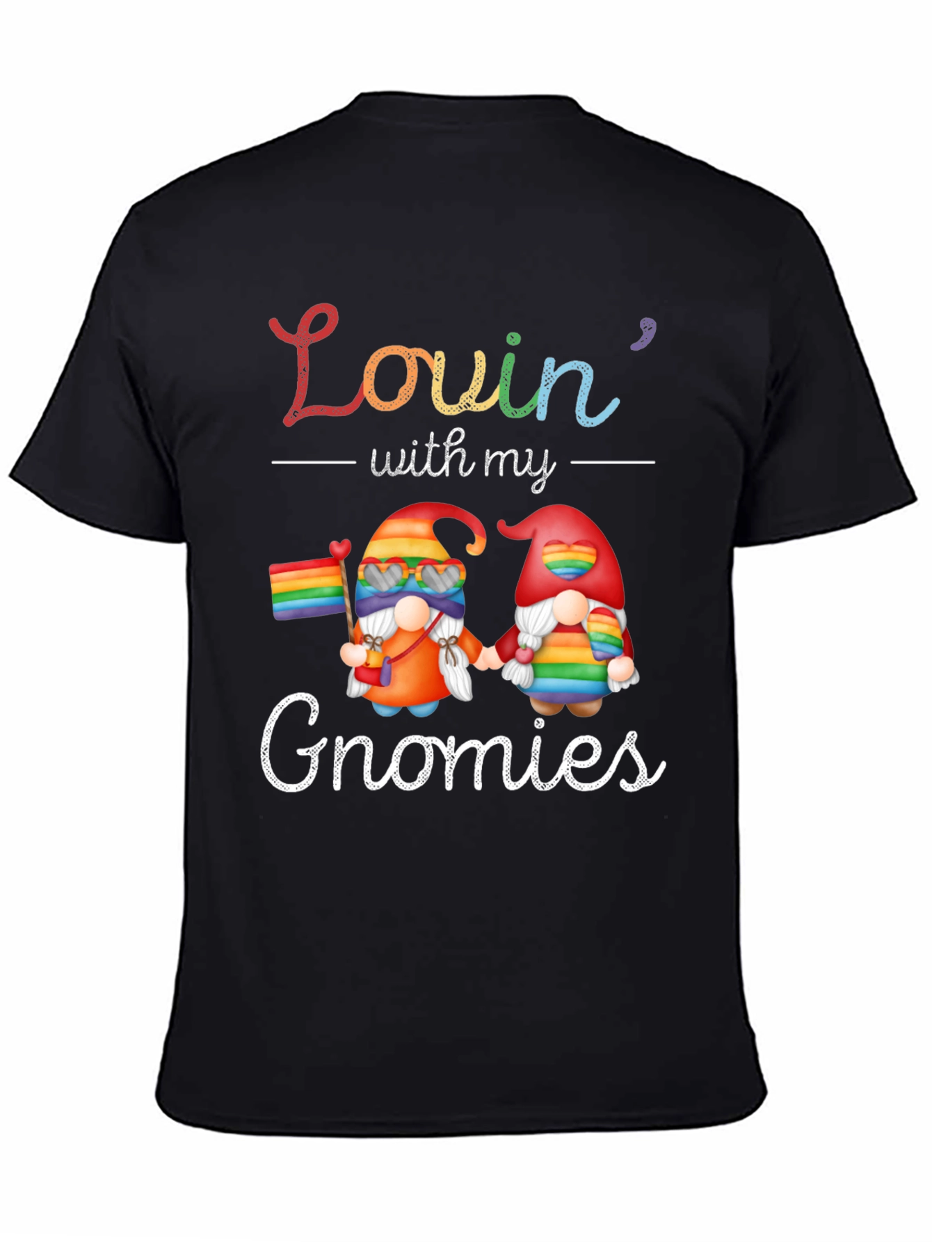 Lovin With My Gnomies Pride T-Shirt