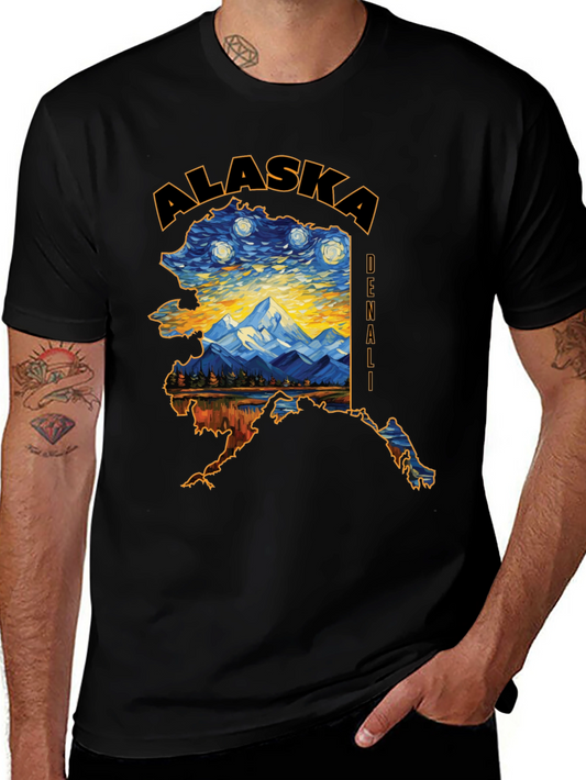 Alaska Denali Graphic Tee - State Pride T-Shirt