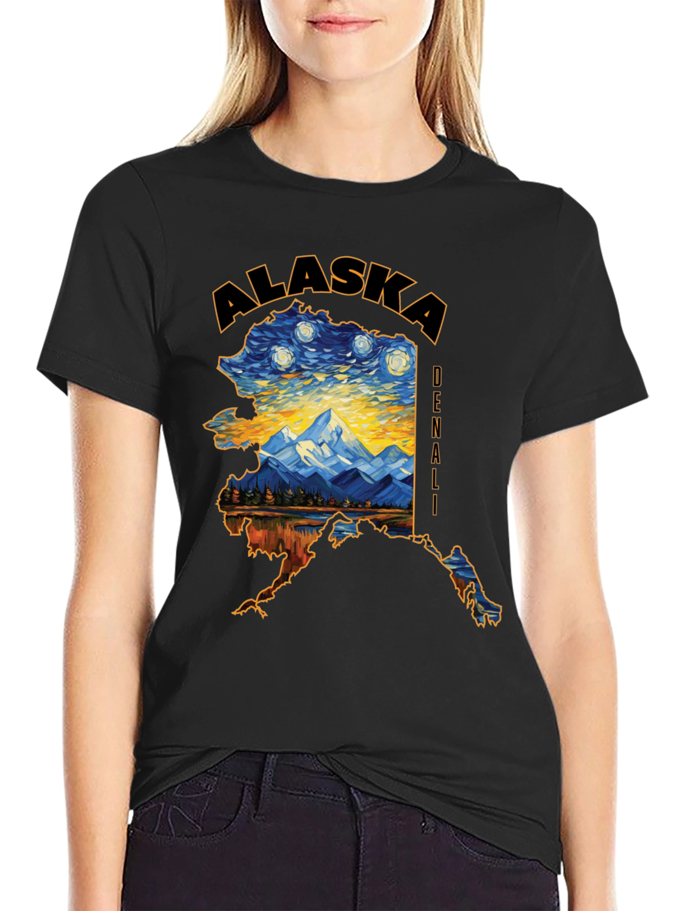Alaska Denali Graphic Tee - State Pride T-Shirt