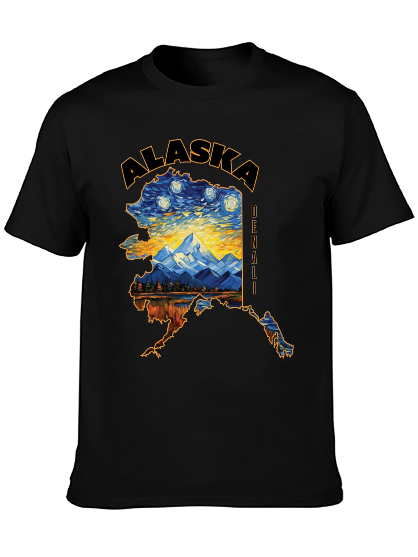 Alaska Denali Graphic Tee - State Pride T-Shirt