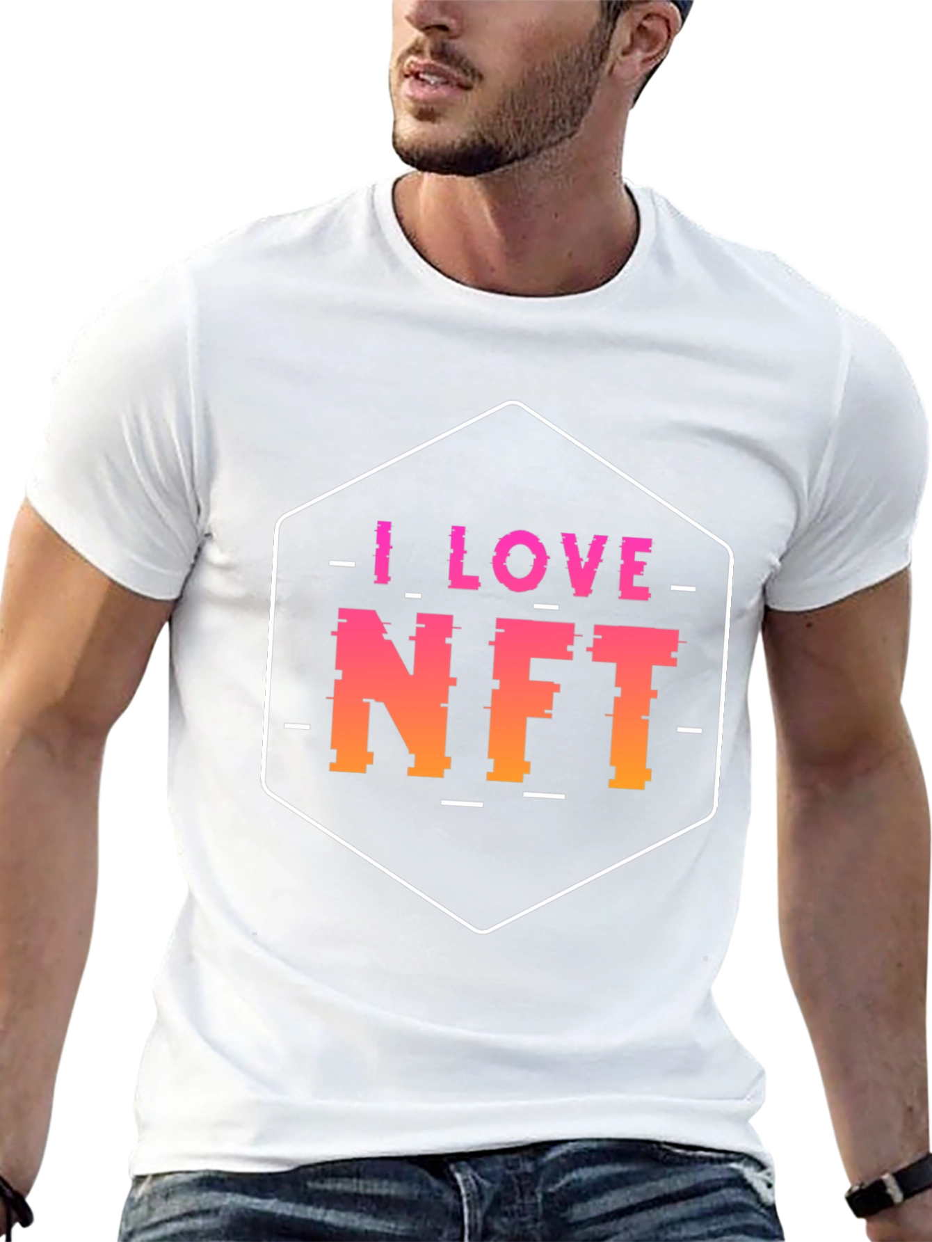 I Love NFT Black T-Shirt
