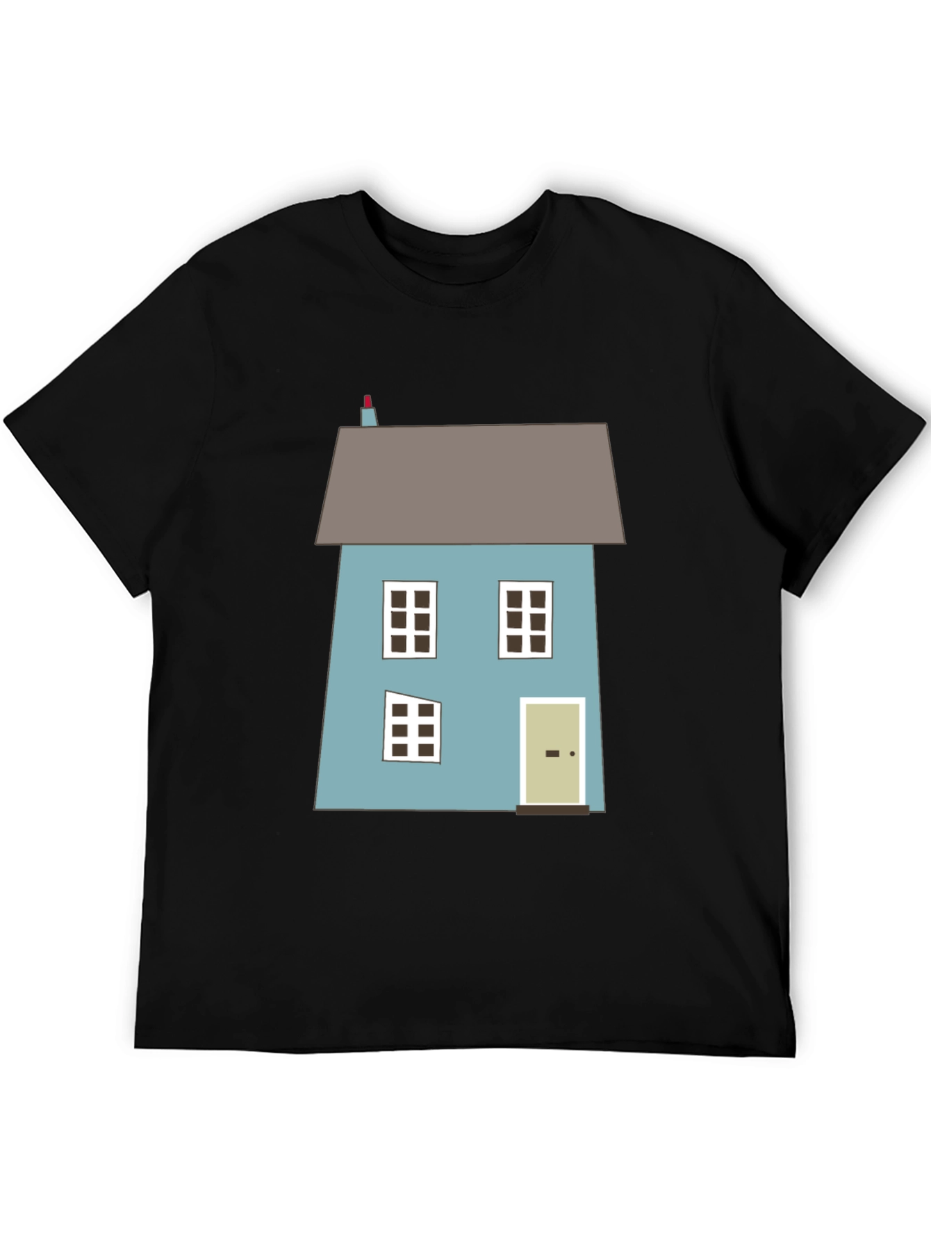 House Graphic Tee - Modern Art Shirt