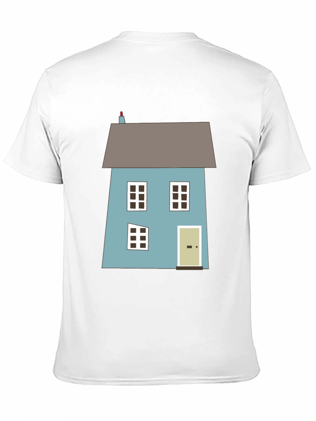 House Graphic Tee - Modern Art Shirt